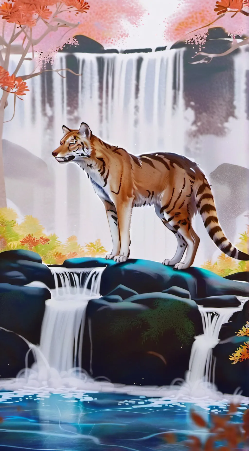 ai character: thylacine background