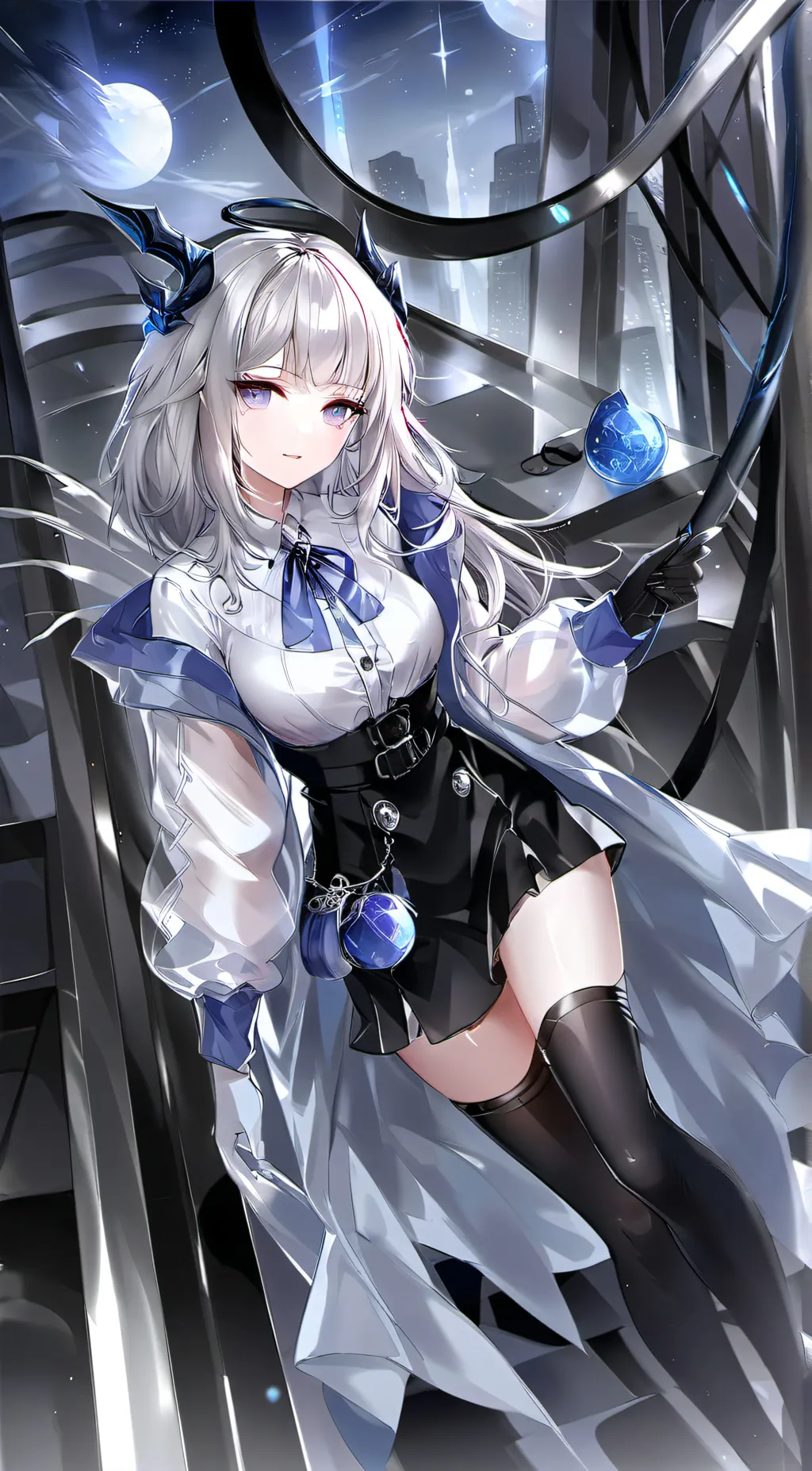 ai character: Silica background