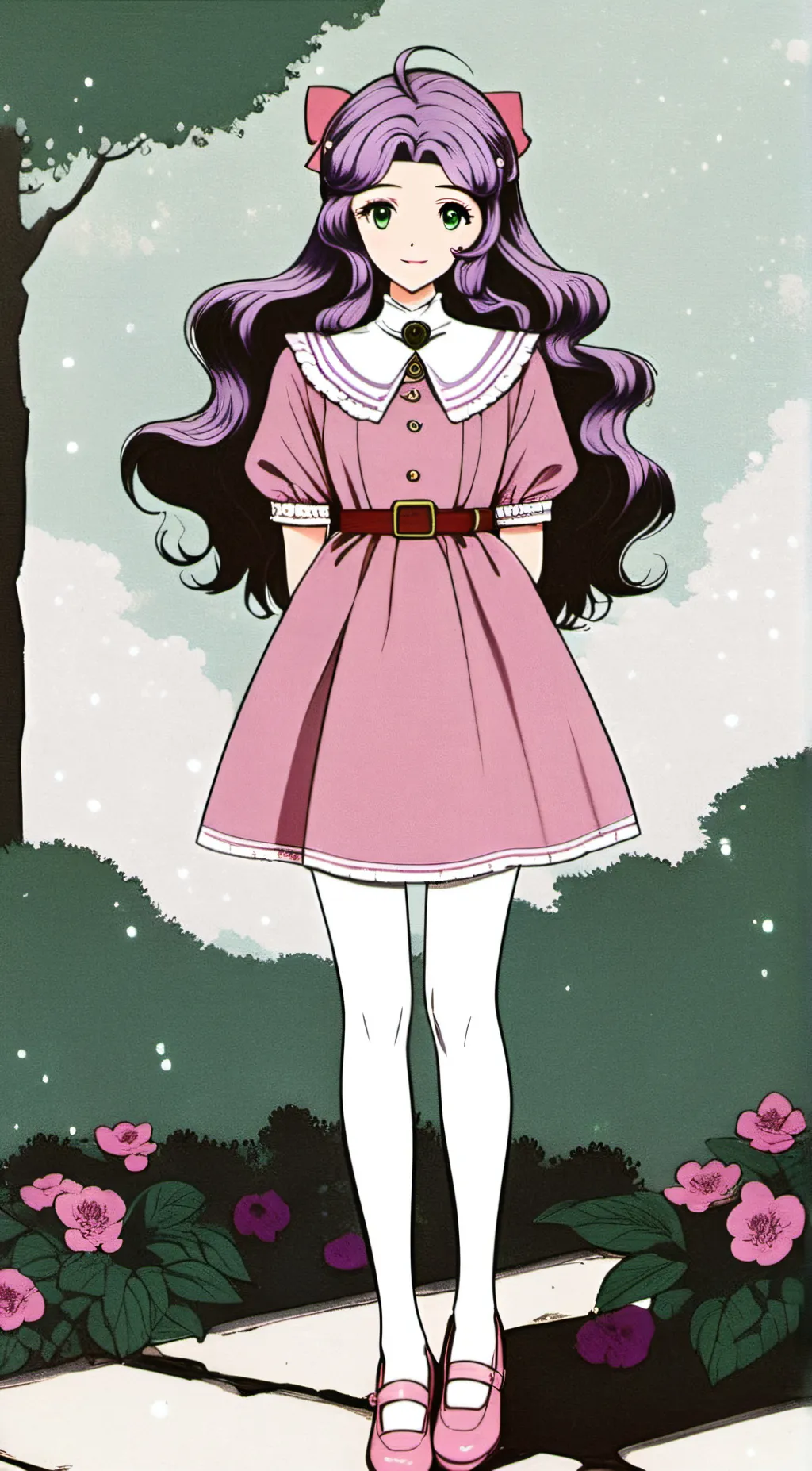 ai character: Lily background