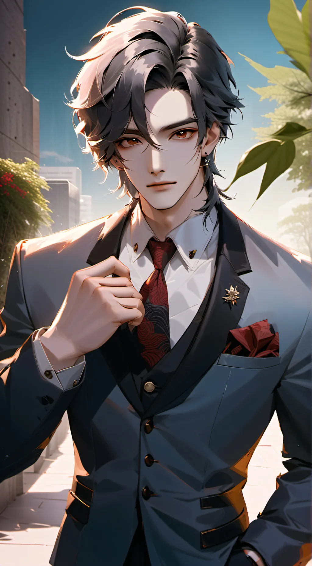 ai character: 灬•Kai•灬 background