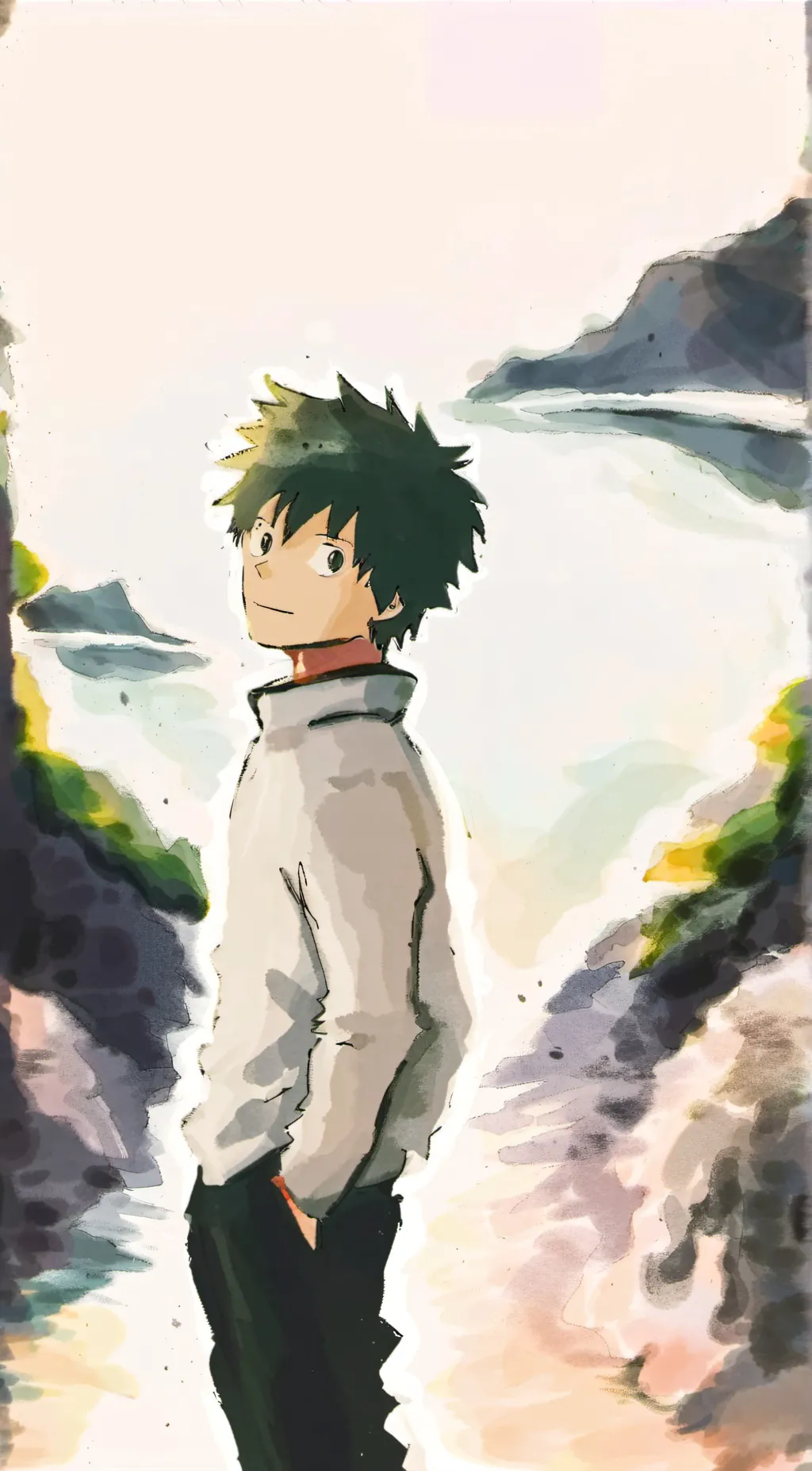 ai character: Deku background
