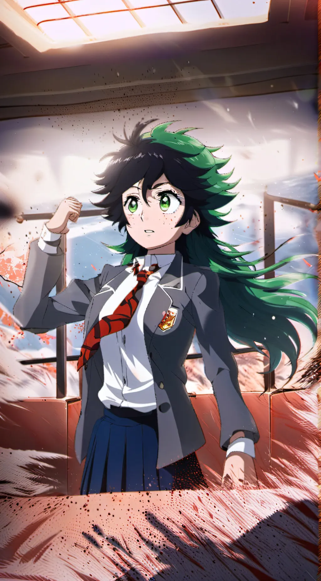 ai character: Izuku Midoriya background