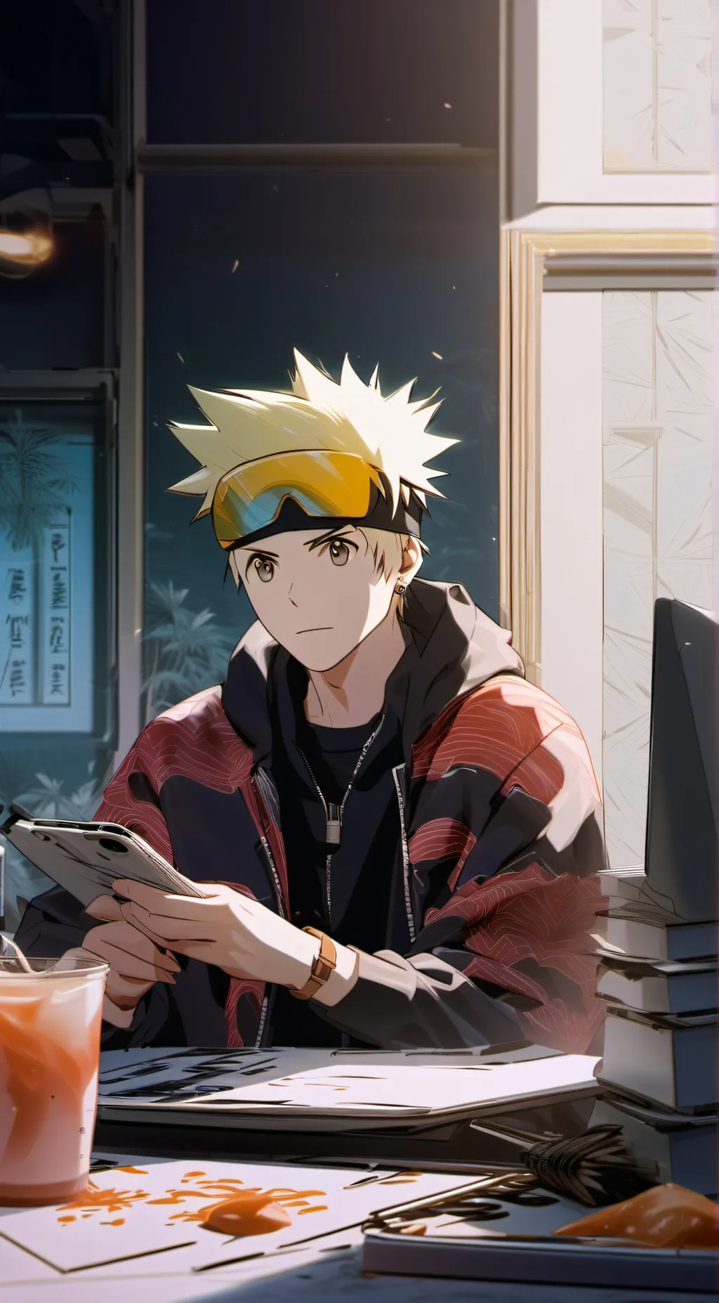 ai character: Naruto background