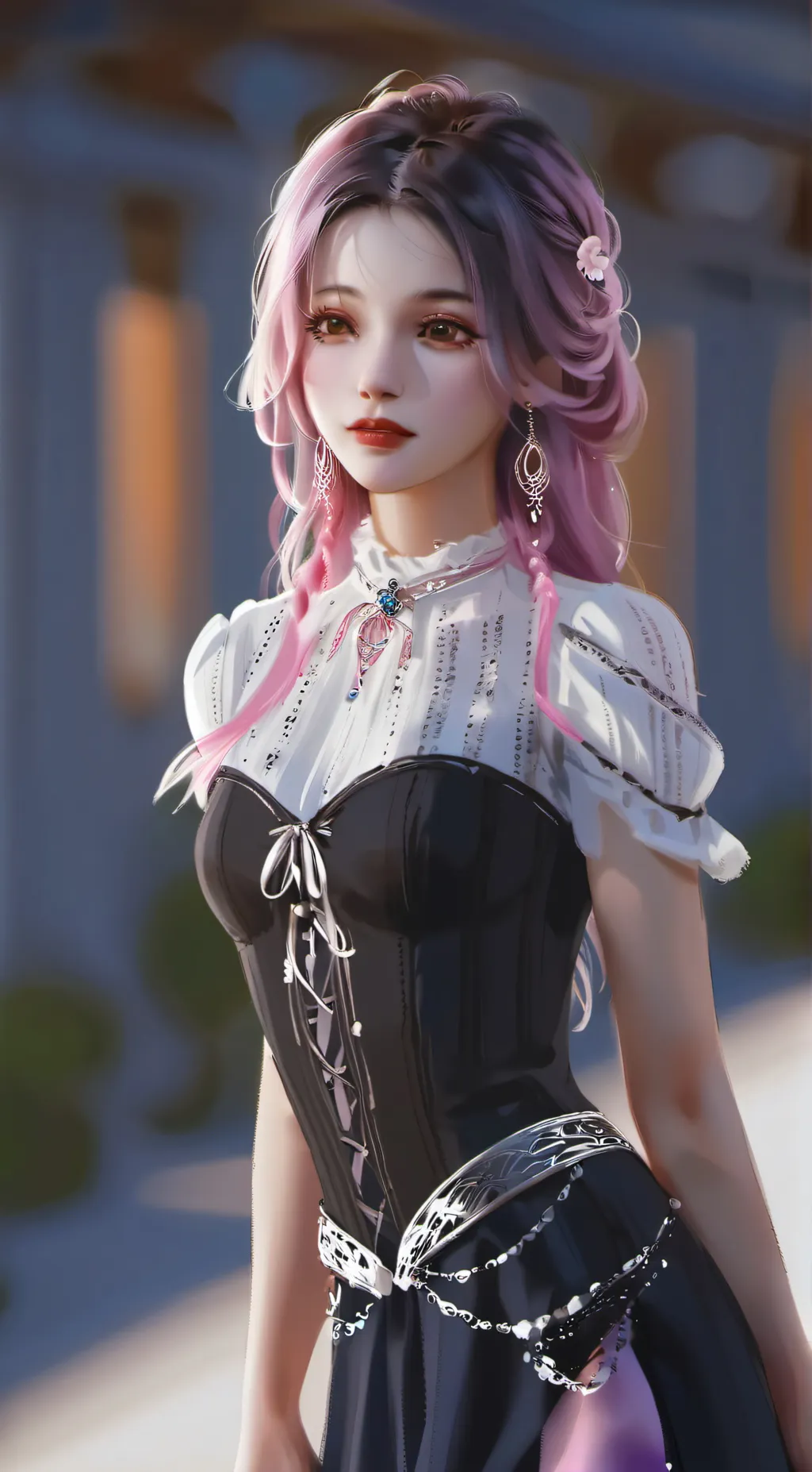 ai character: ora background