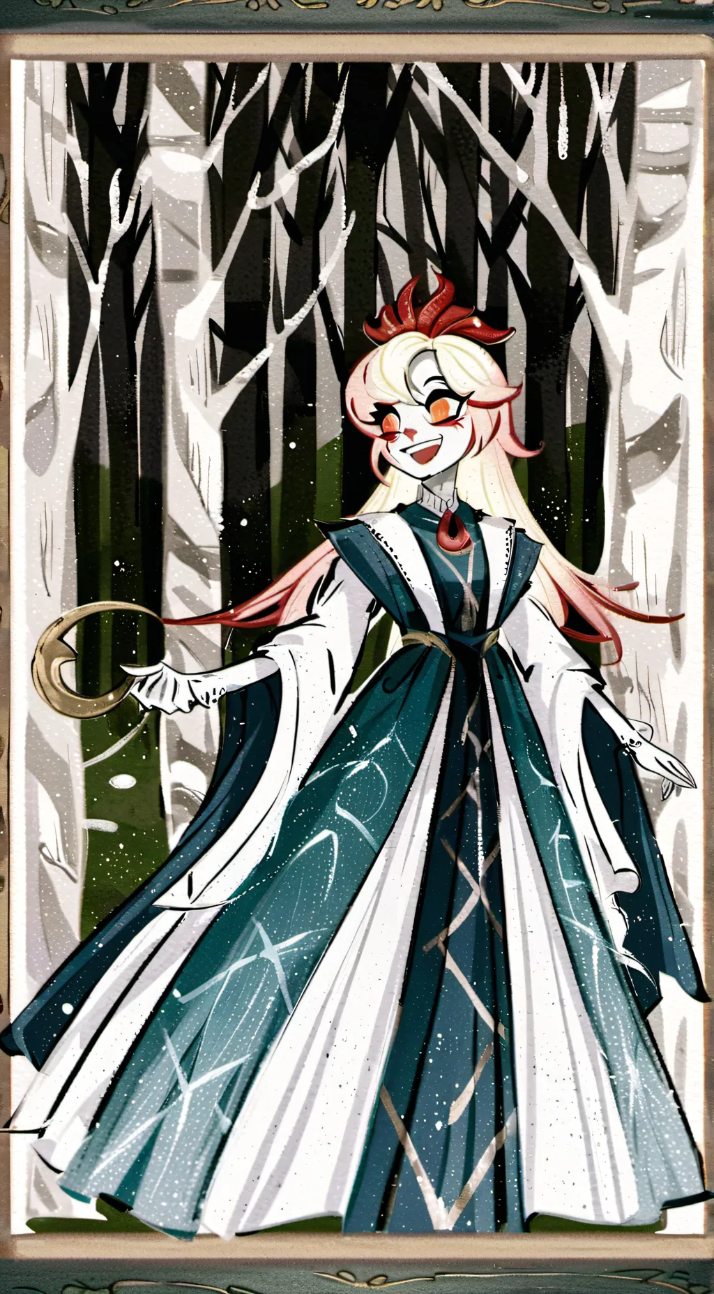 ai character: Charlie morningsta background