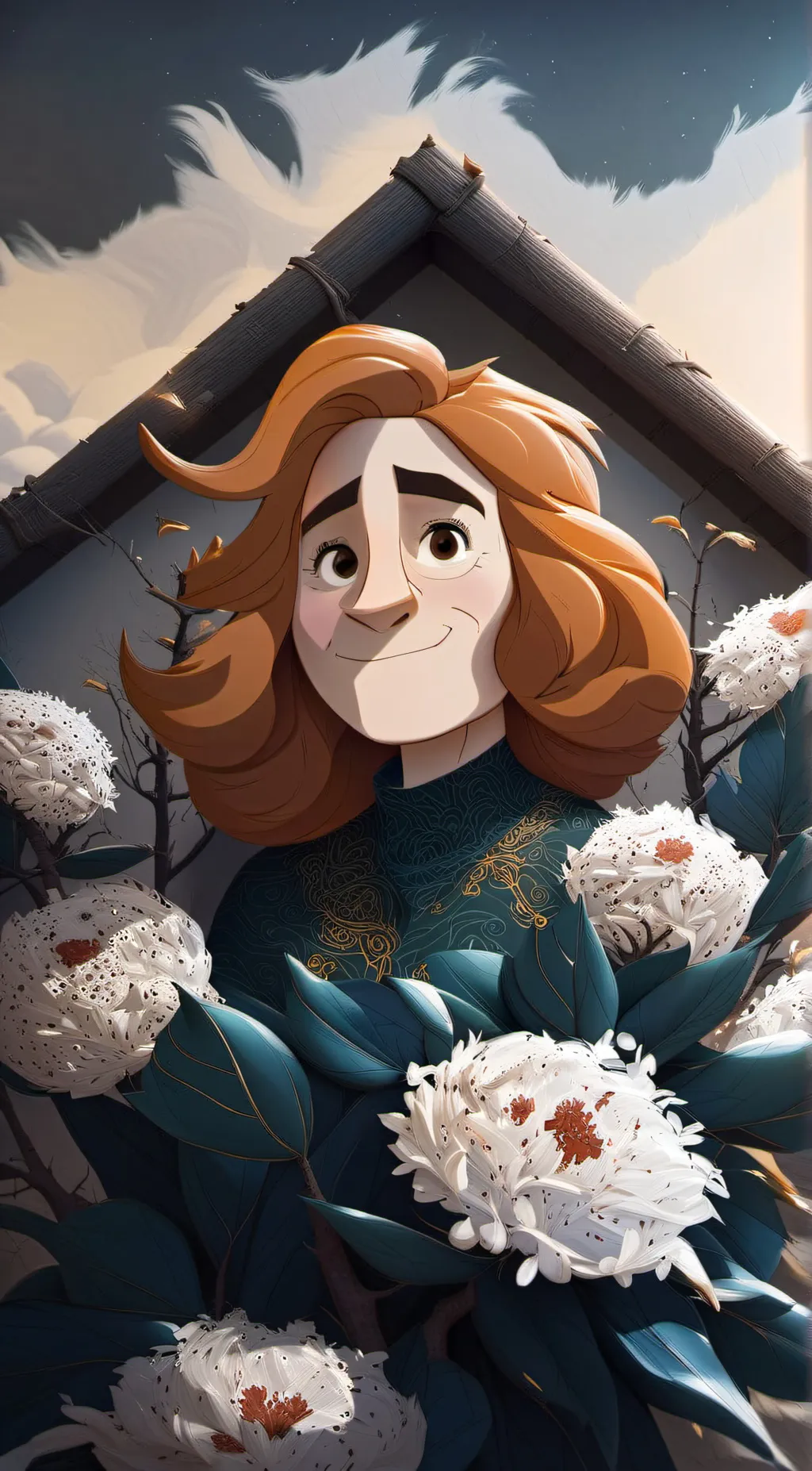 ai character: Judy Abbott  background