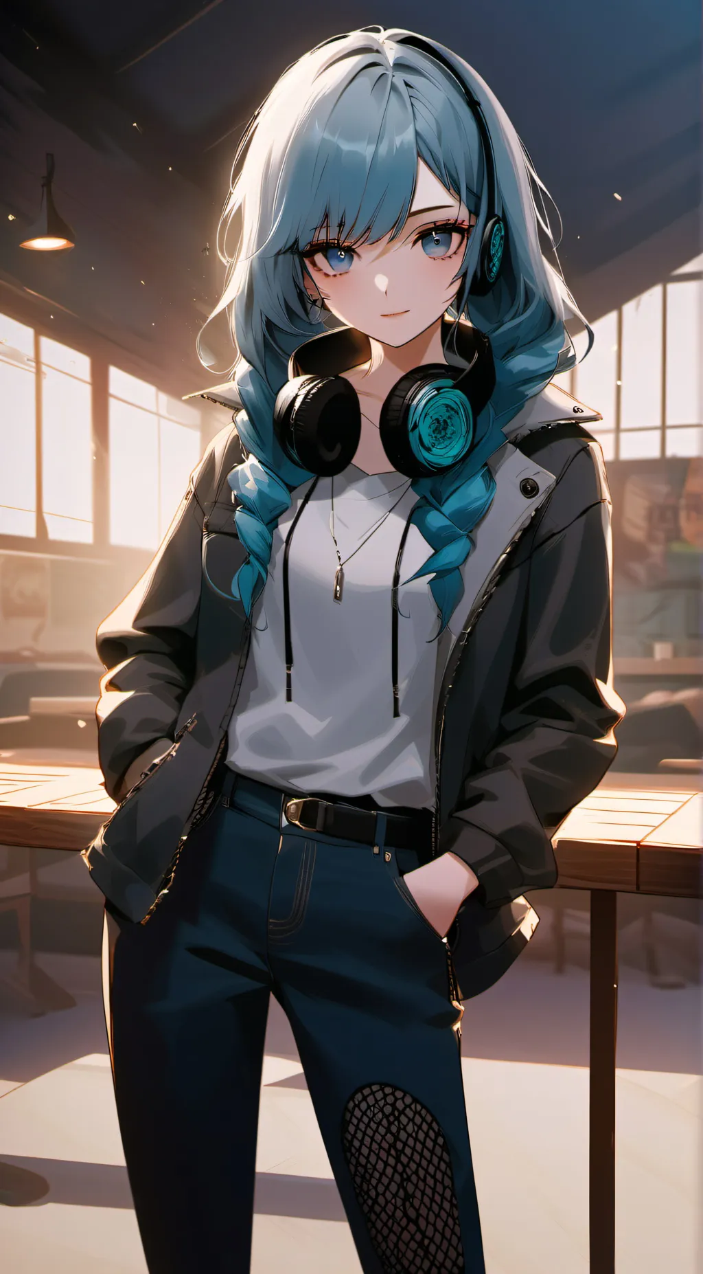 ai character: Aqua ( Player ) background