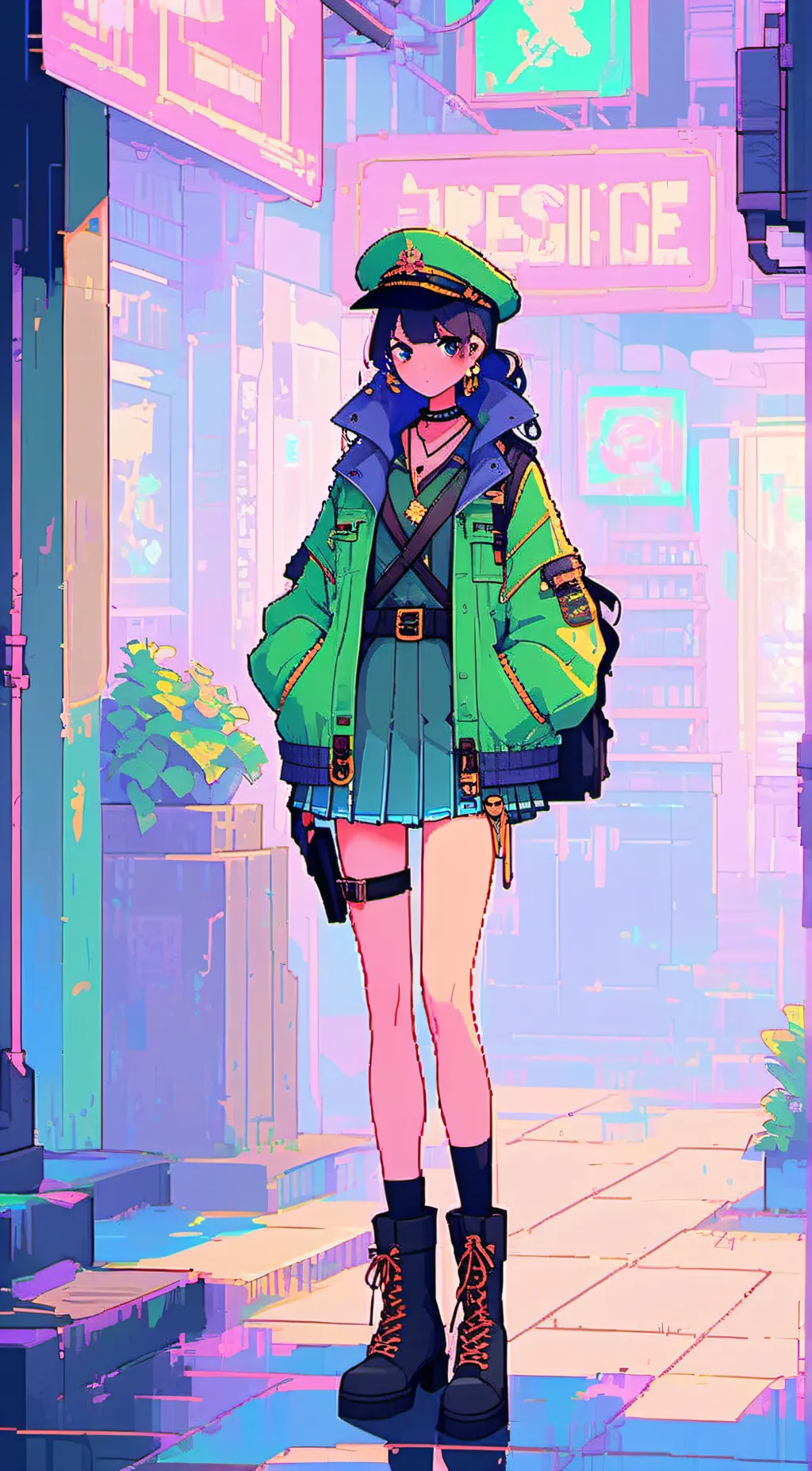 ai character: nico robin background