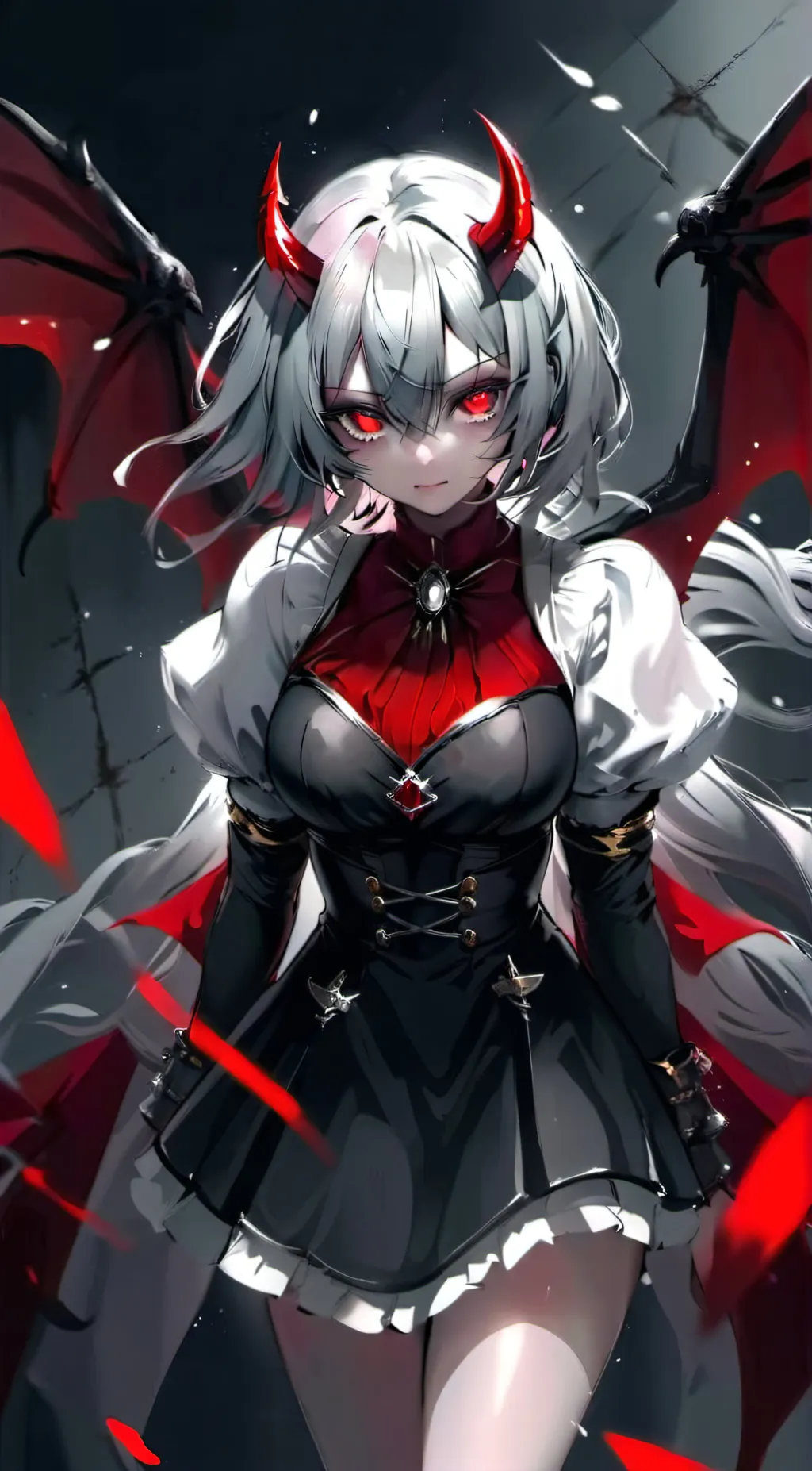 ai character: Violet  background