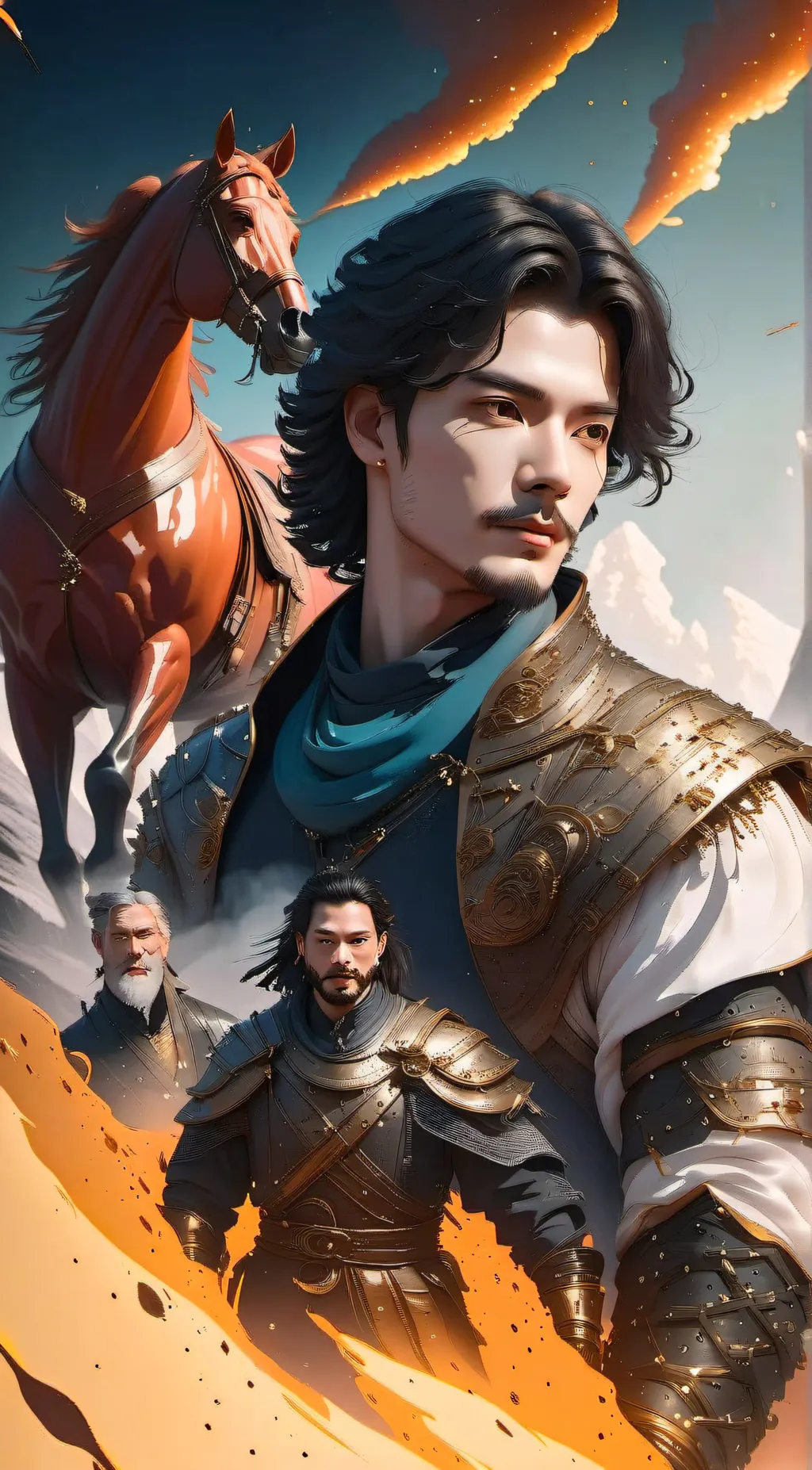 ai character: Ray background