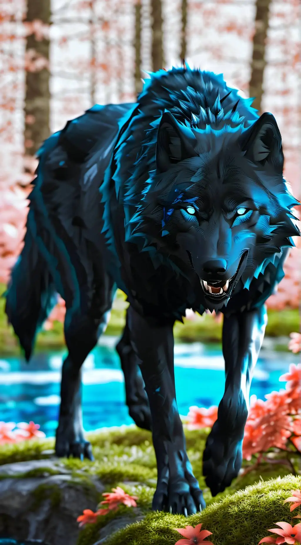 ai character: werewolf family background