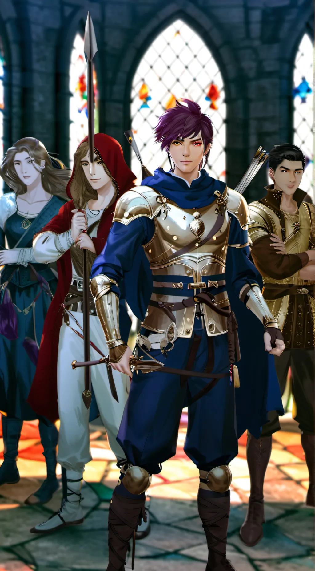 ai character: Warriors background