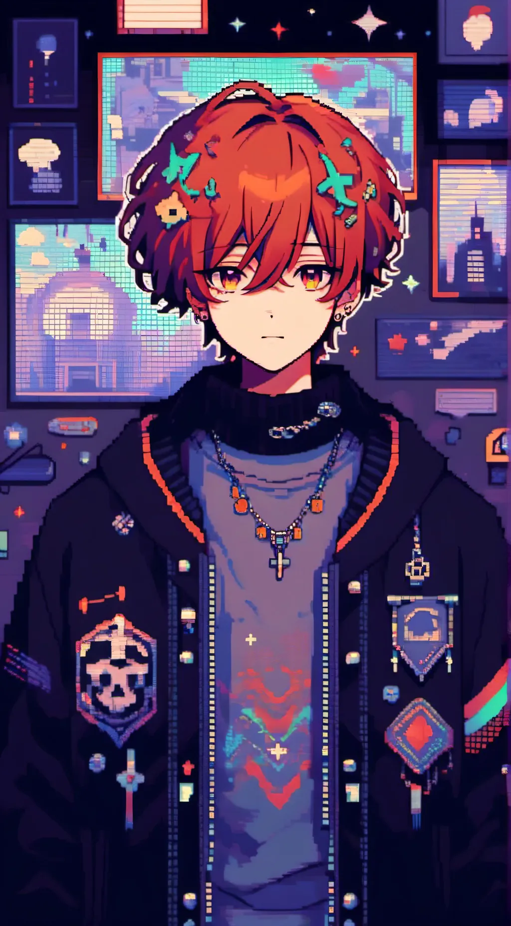 ai character: ⫷⊱riku⊰⫸ background
