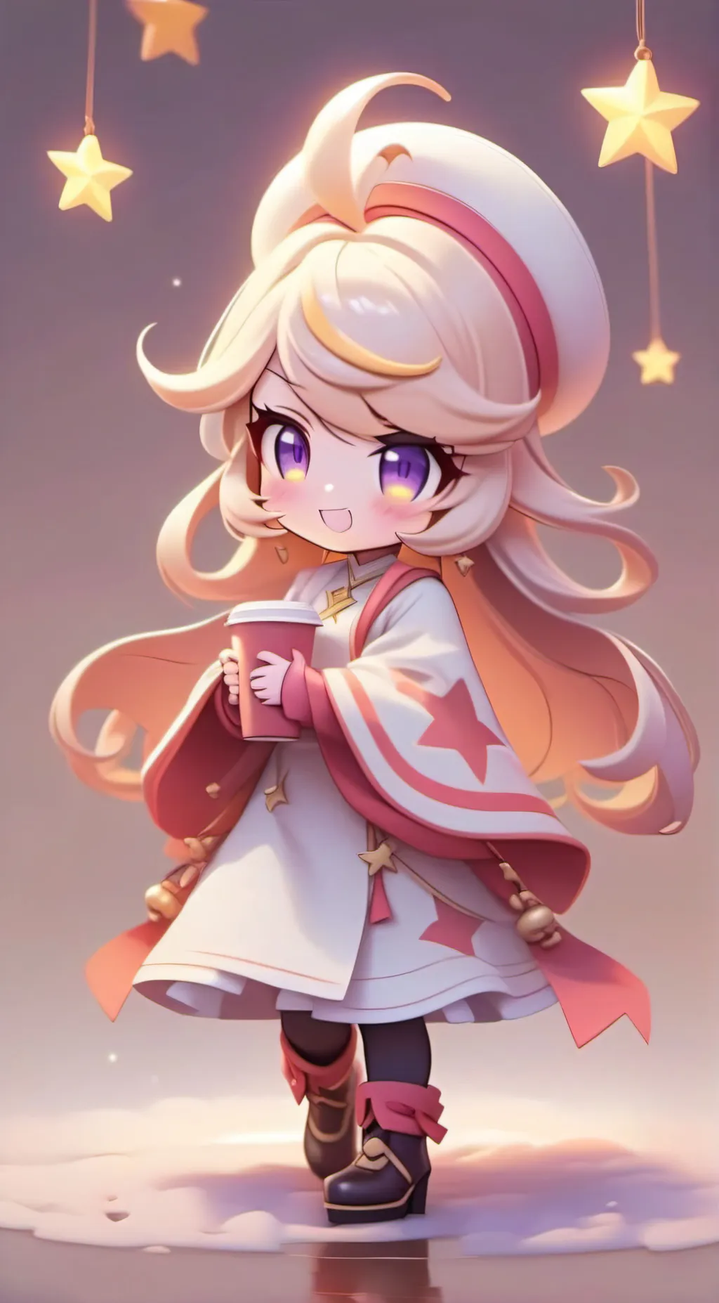 ai character: Charlie •Hazbin• background