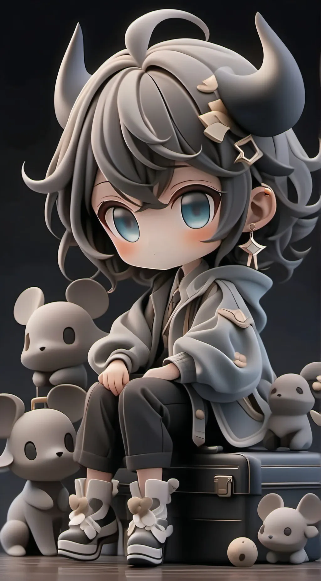 ai character: All one piece background