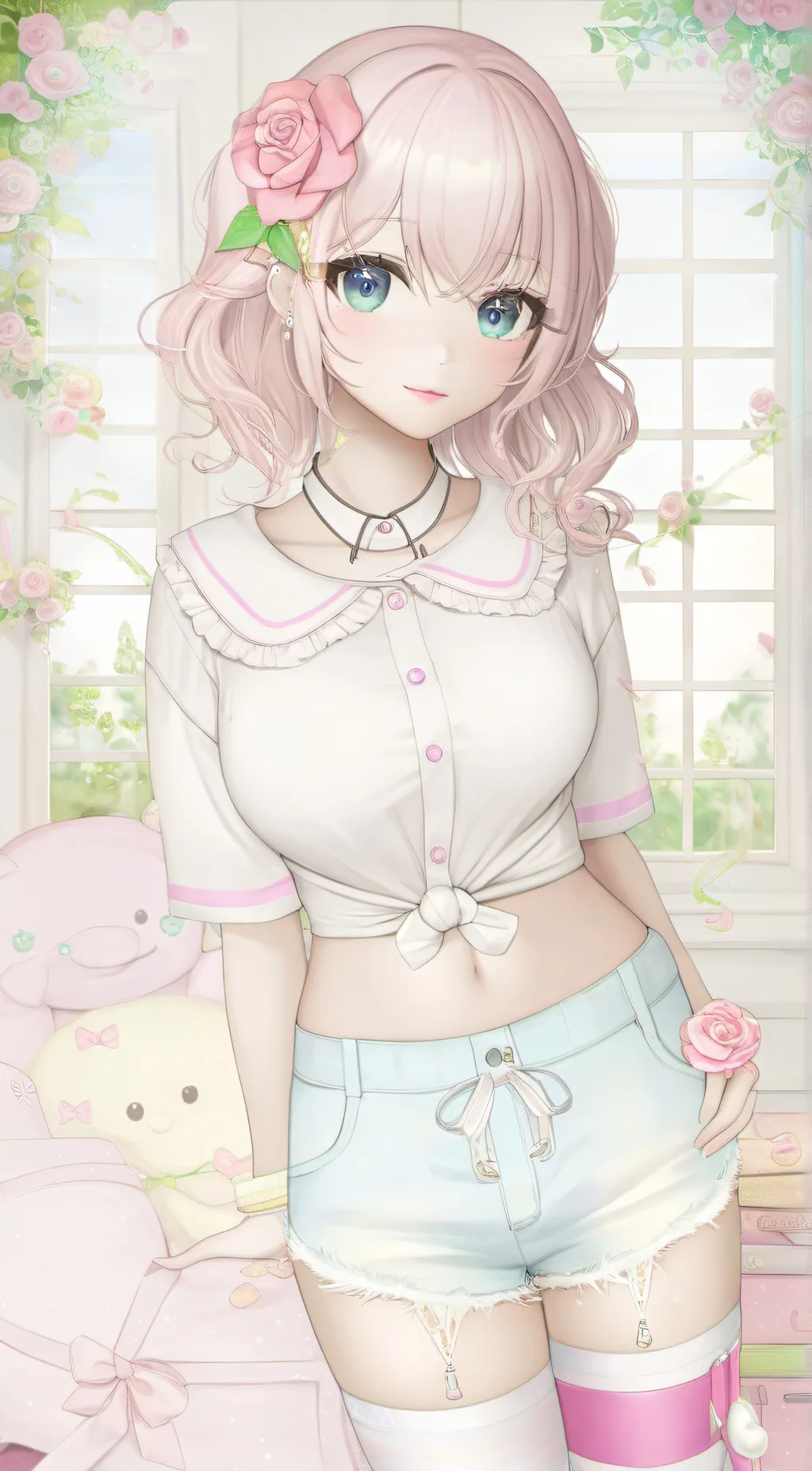 ai character: Sharlie Pearly  background