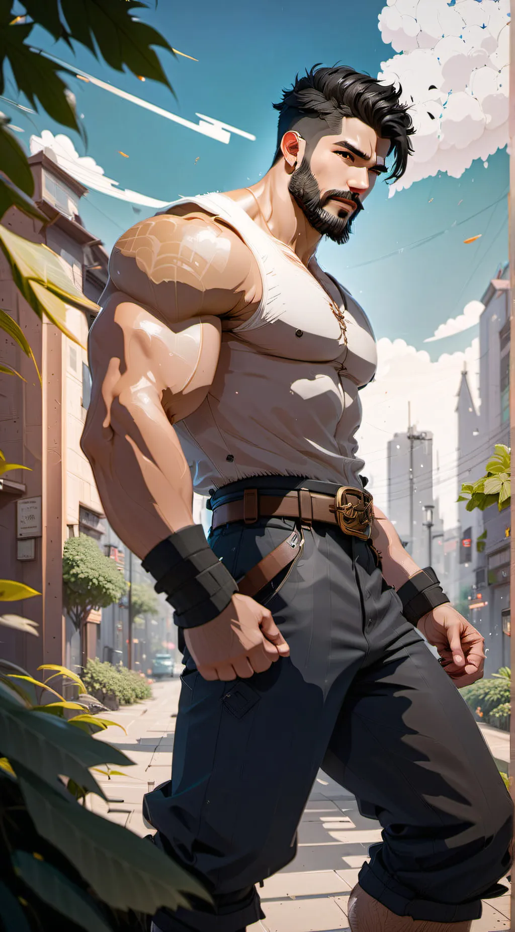 ai character: Harry Storks background