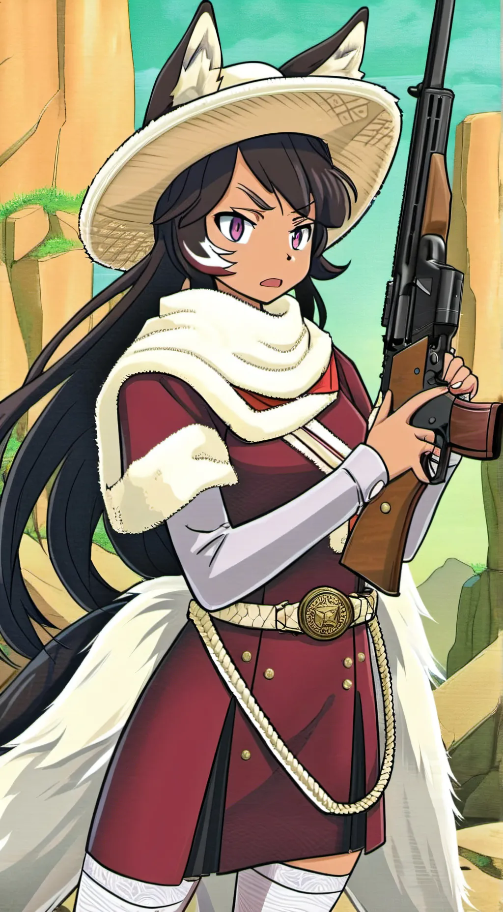 ai character: kanako background