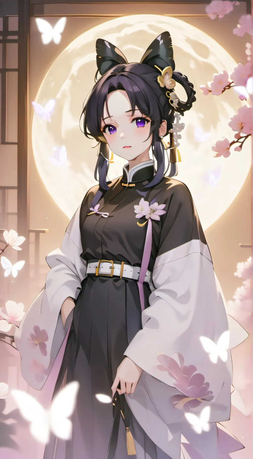 ai character: Shinobu Kocho background