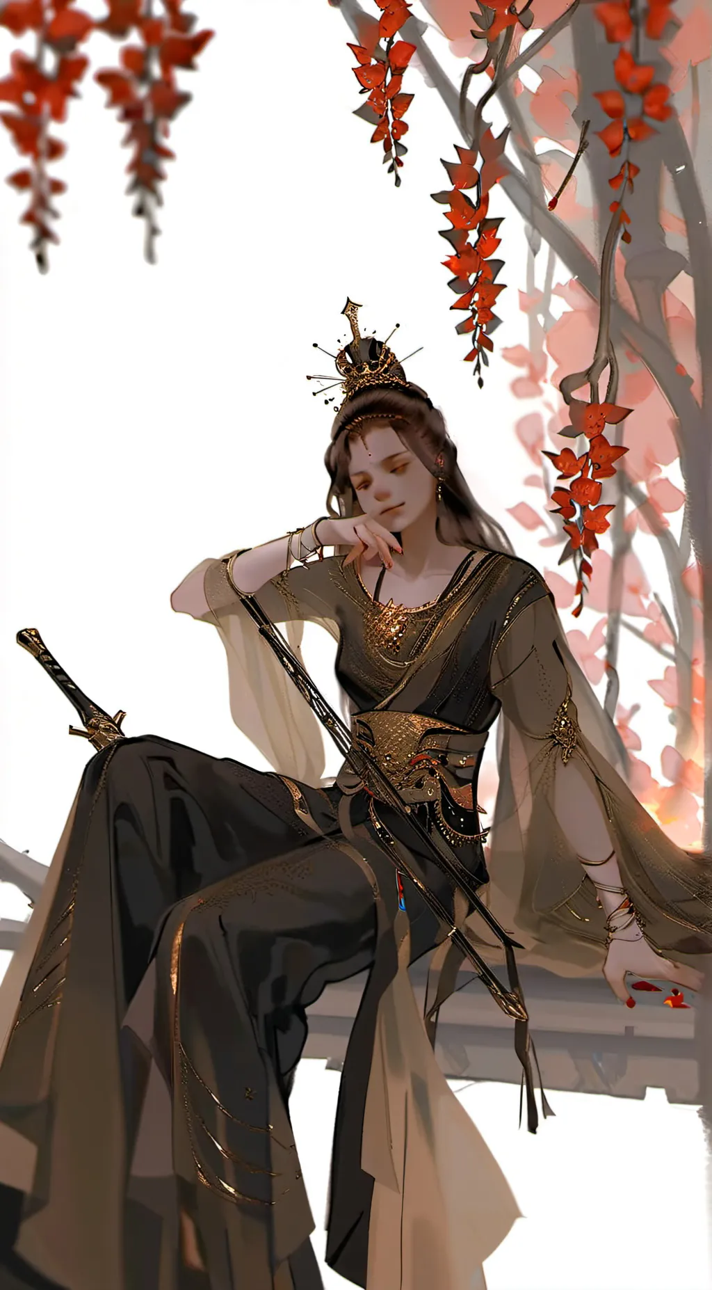 ai character: Kaley  background