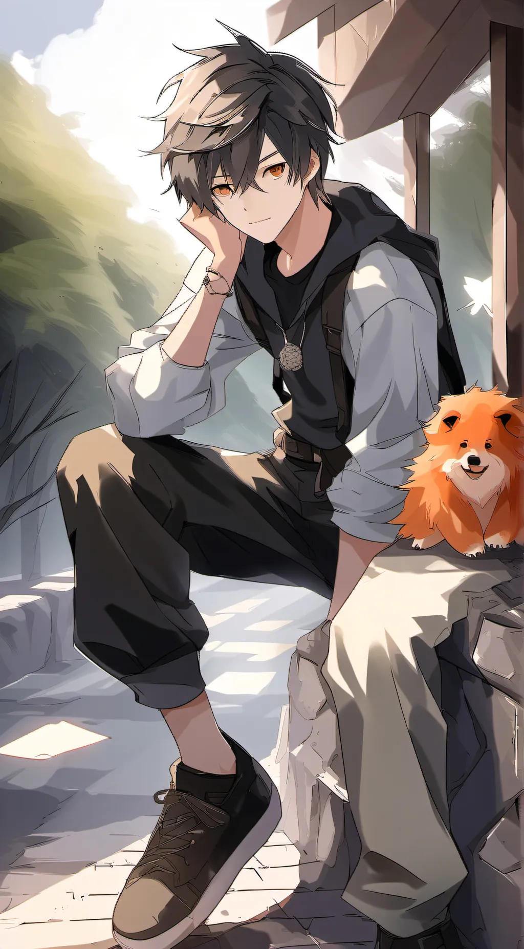 ai character: kai background