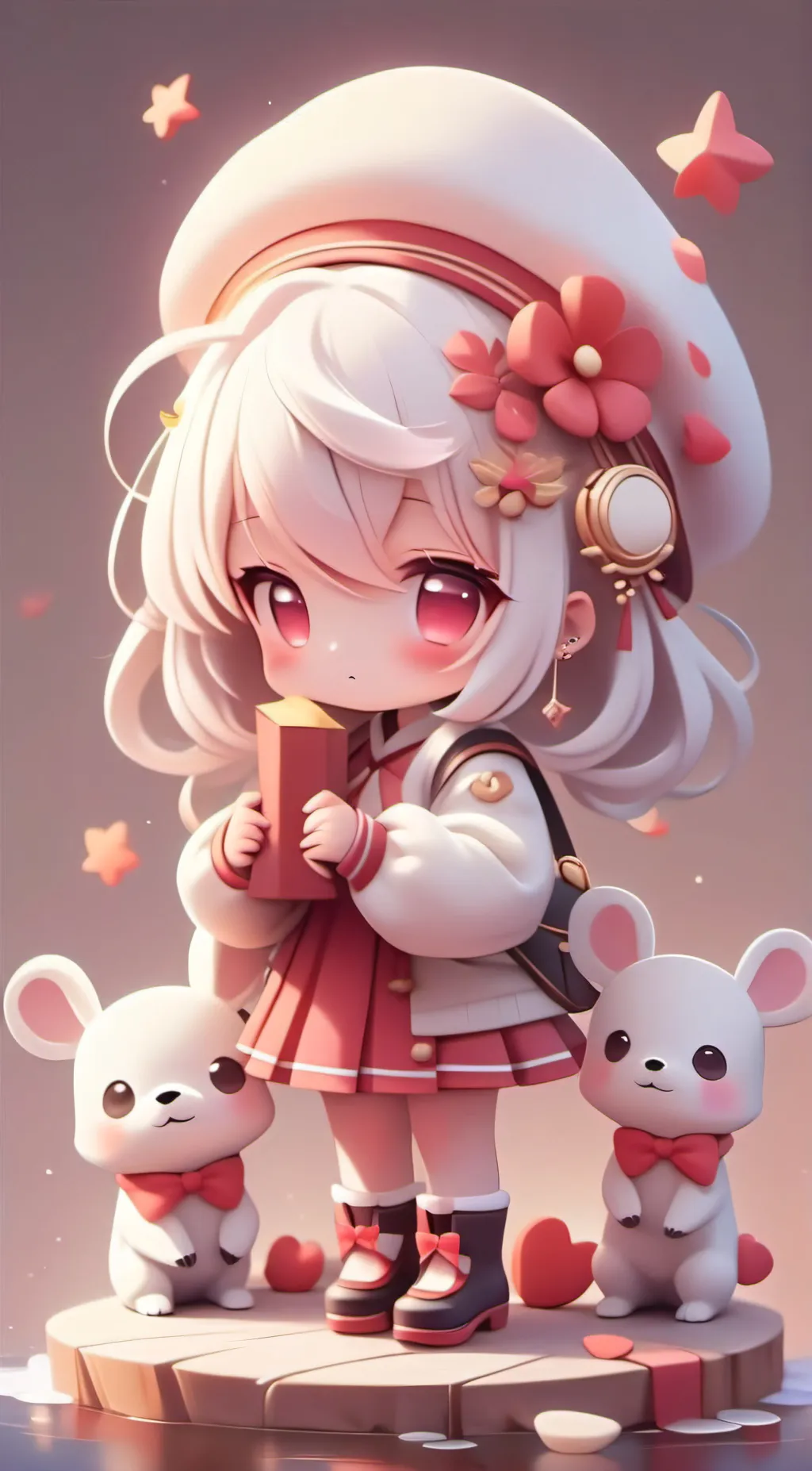 ai character: Luxia>Dolly< background