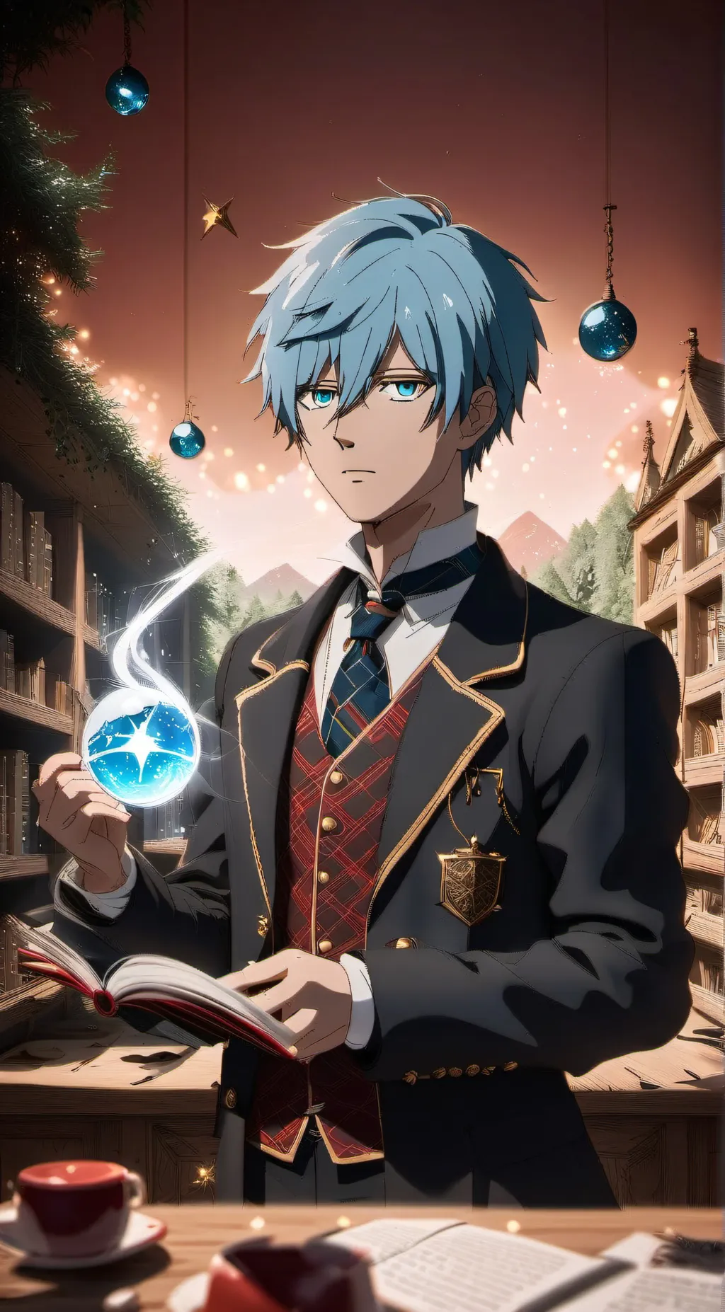 ai character: Lance Crown background