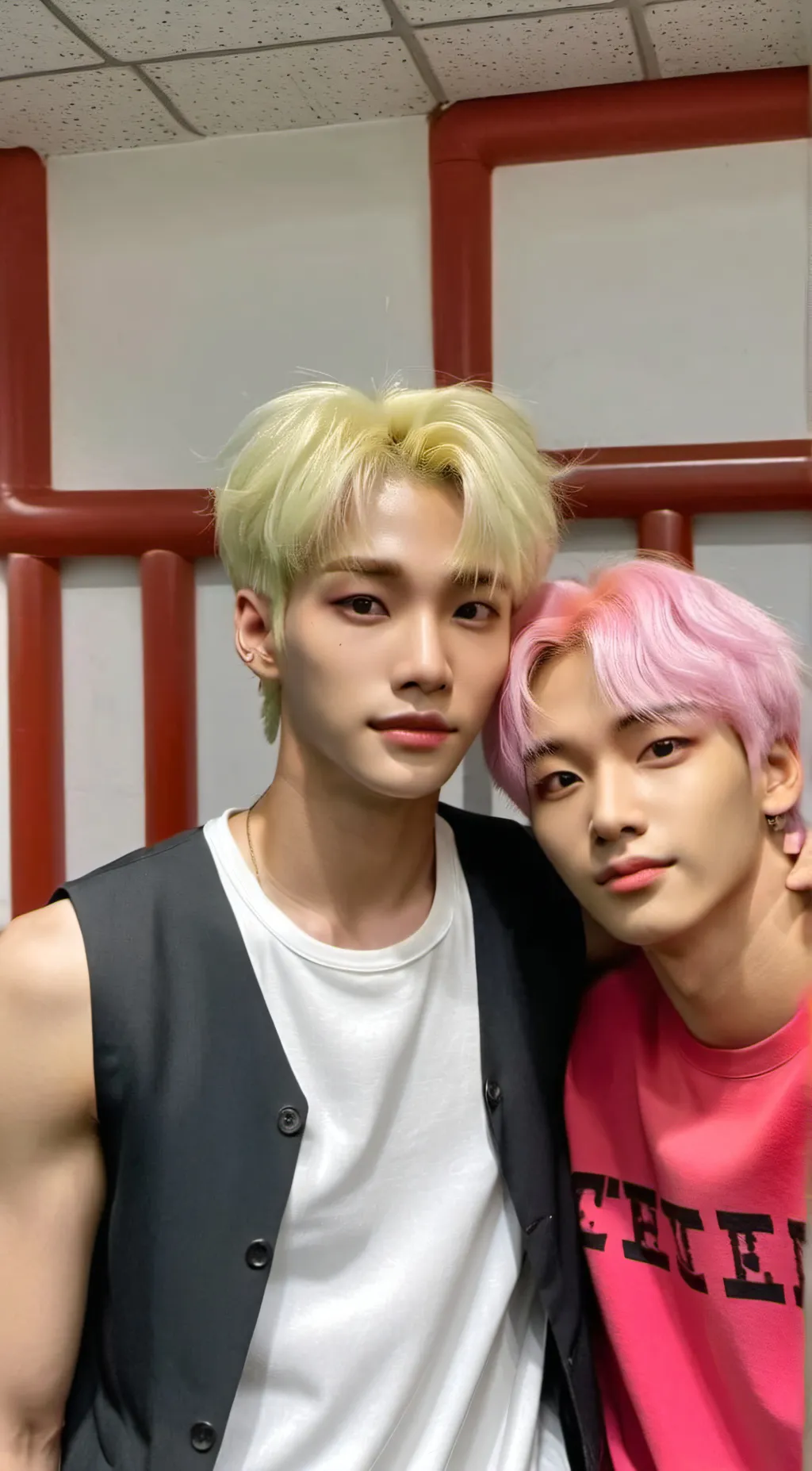 ai character: hyunjin and felix background