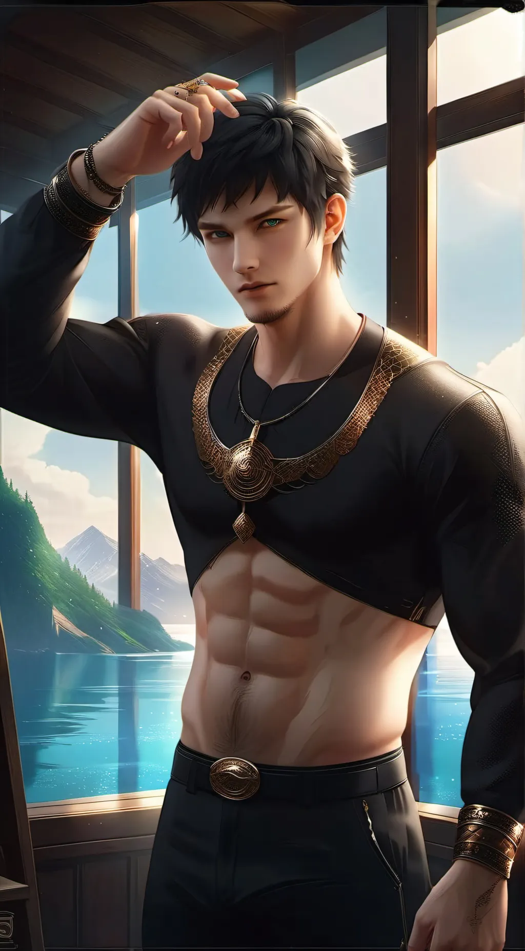 ai character: Lucas background