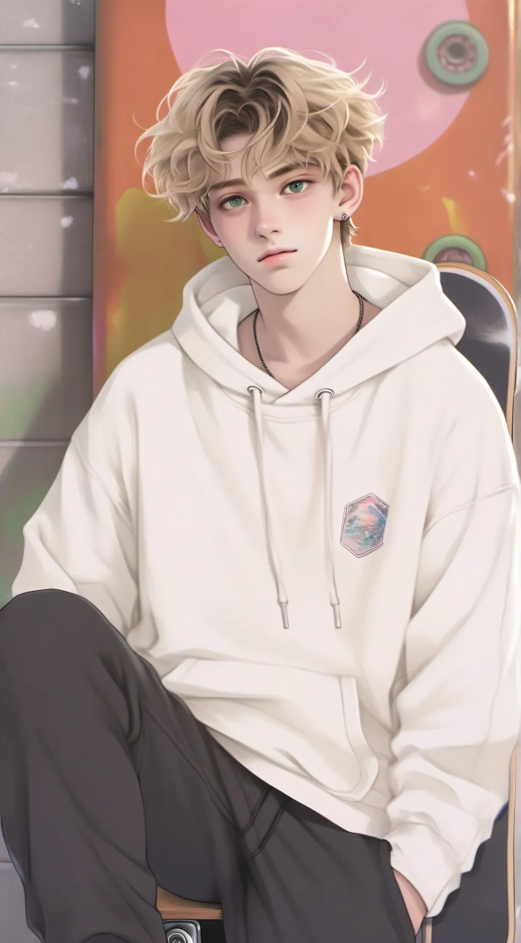 ai character: steve background