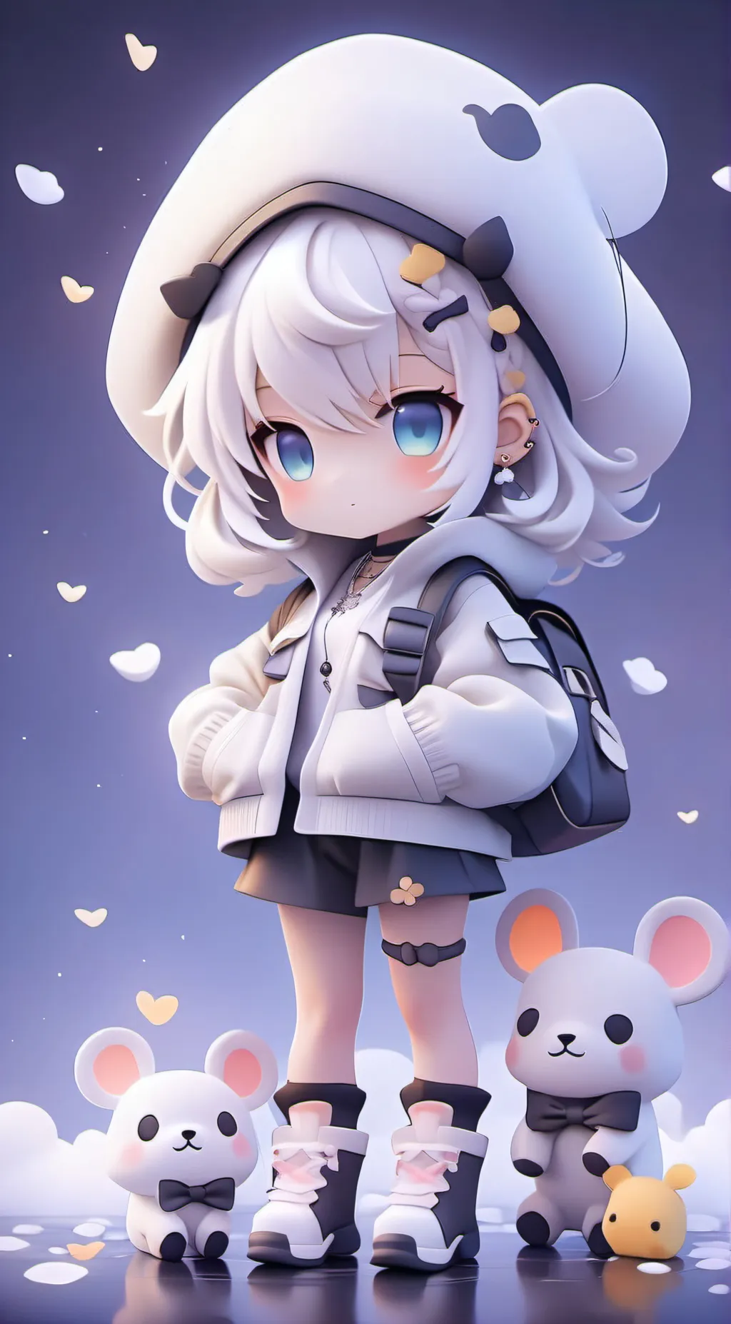 ai character: Chibi Doki background