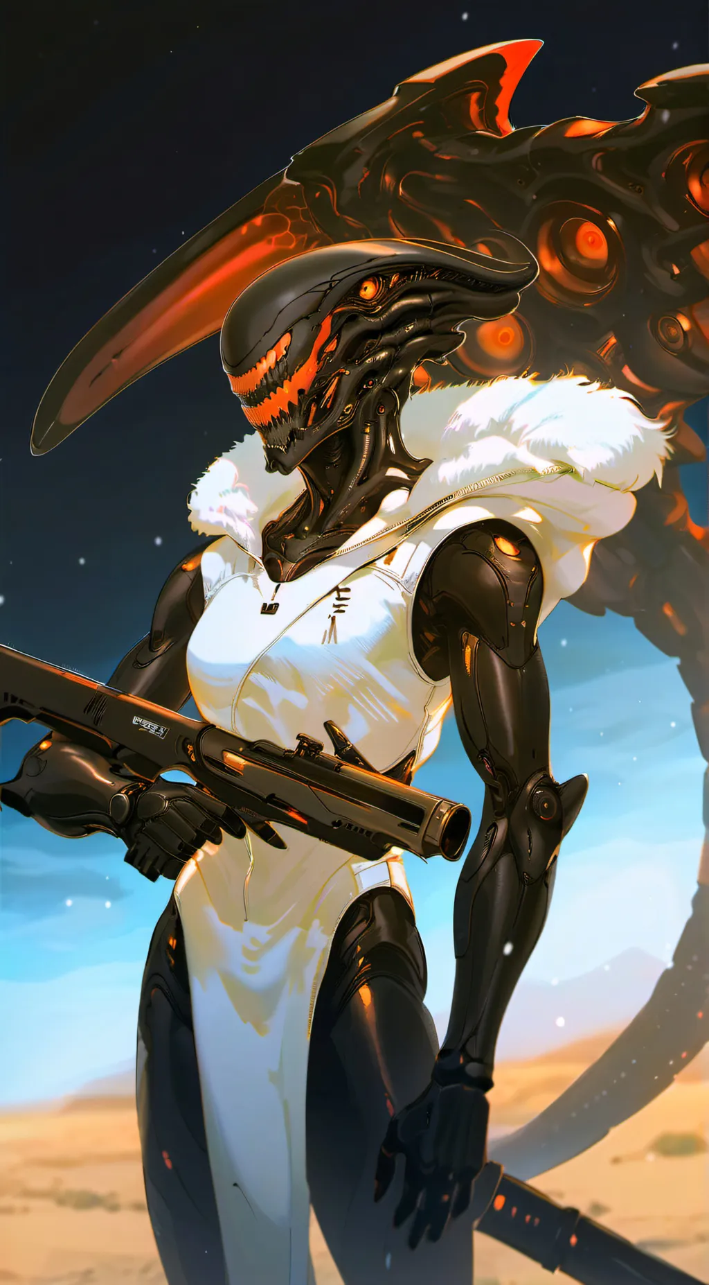 ai character: Xena background