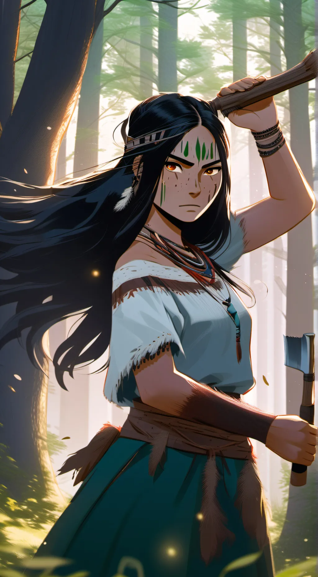 ai character: Naru background