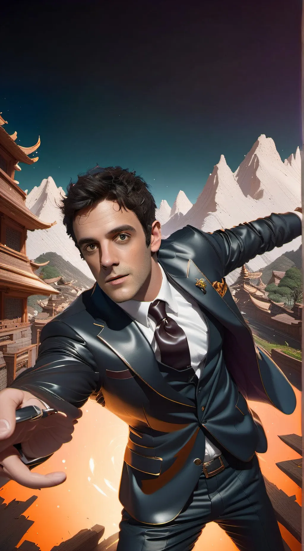 ai character: Ryan Howard  background