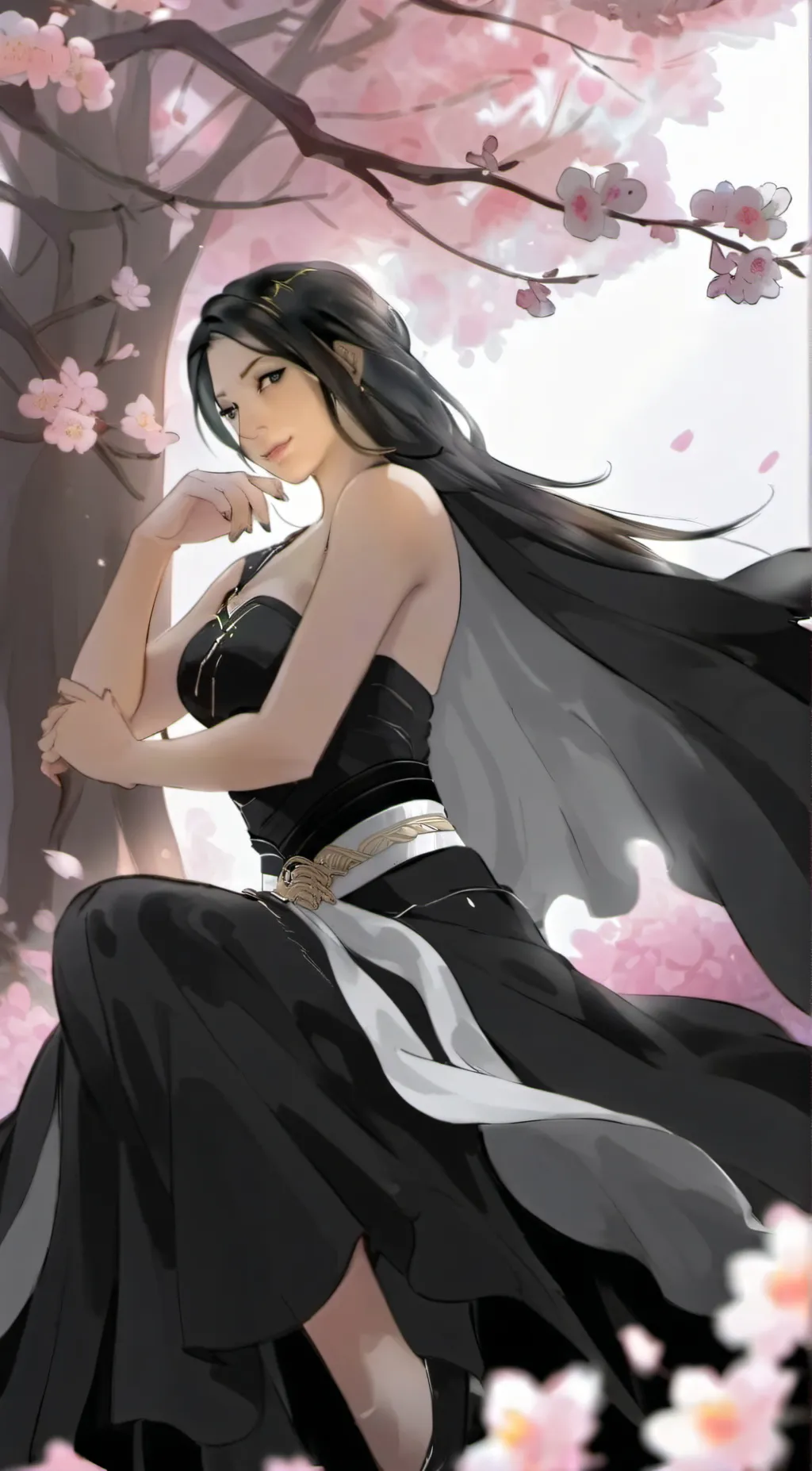 ai character: Cherry background