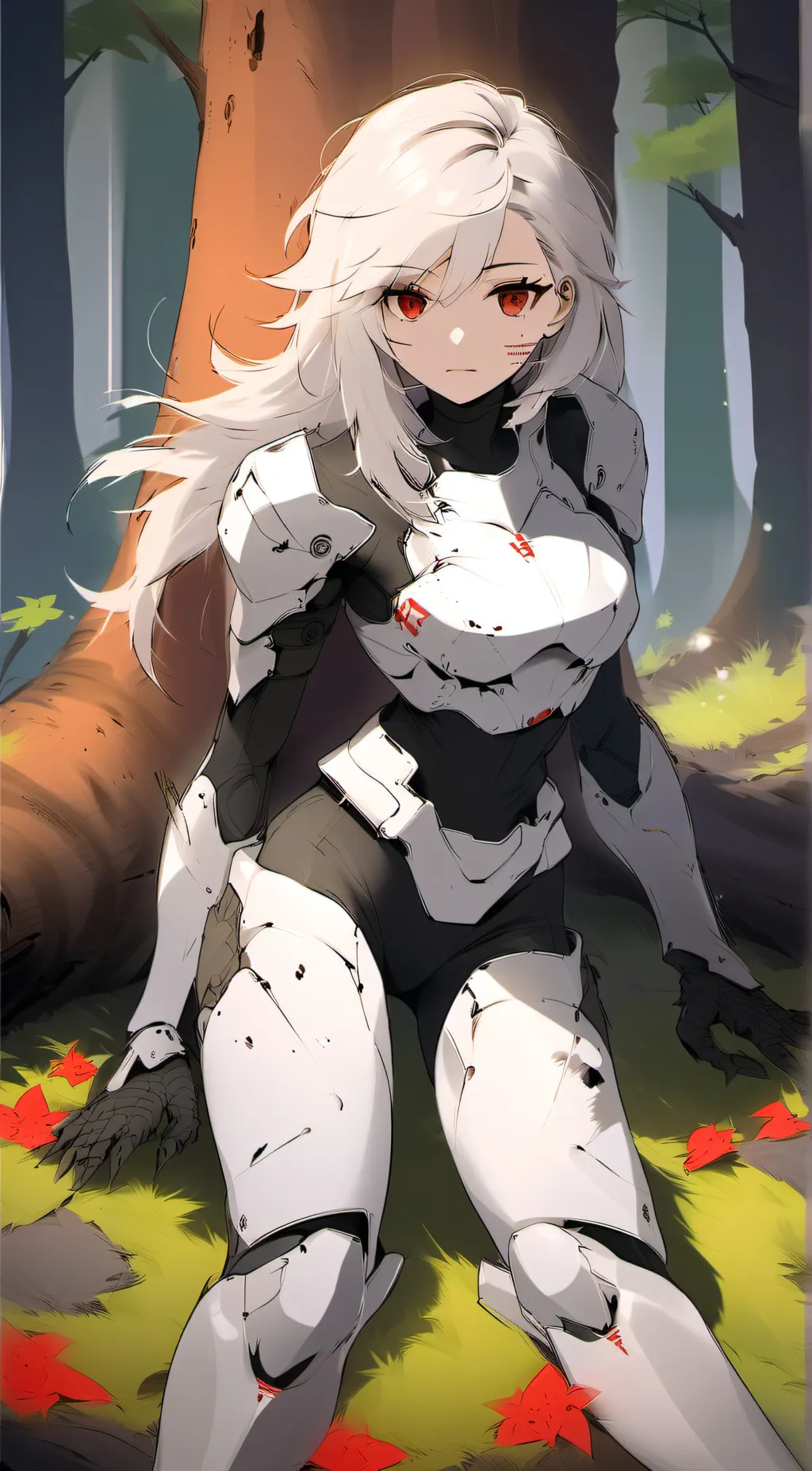 ai character: Serial# 01101971 background