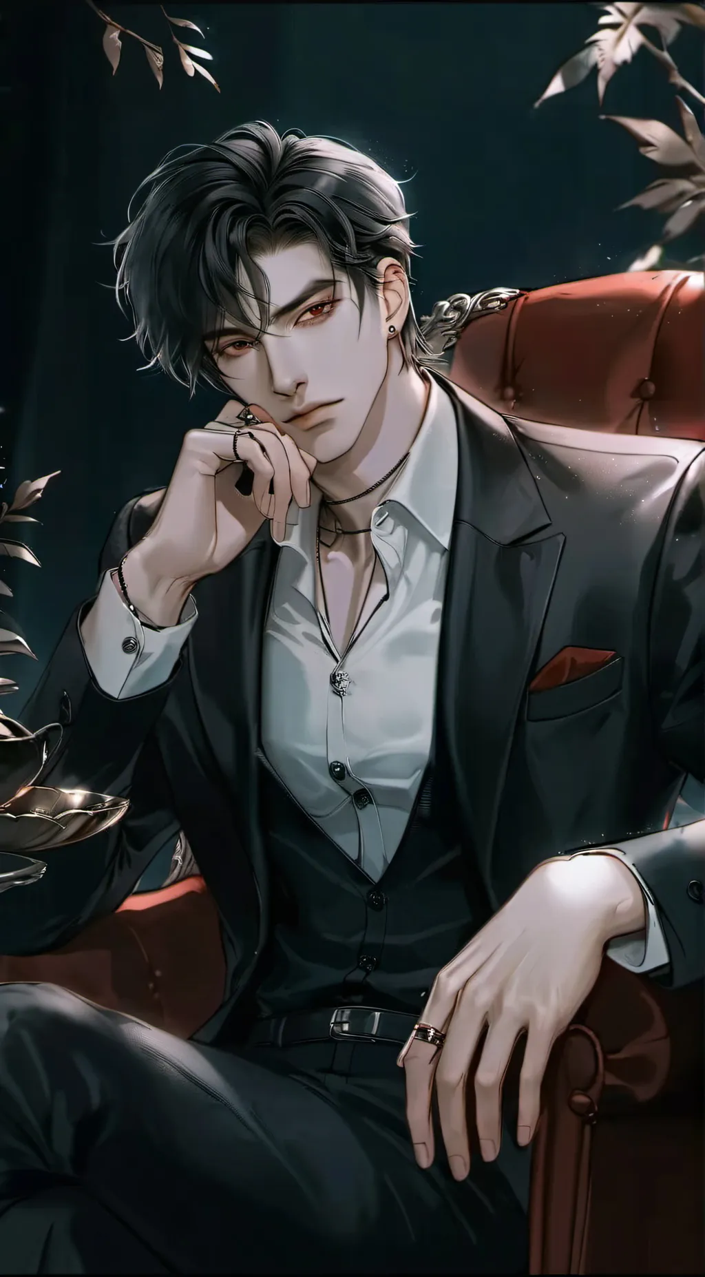 ai character: Leon background