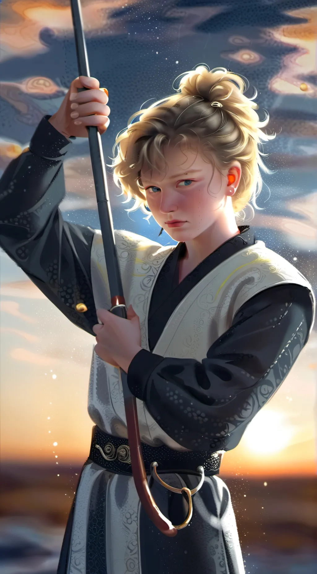 ai character: Elaina  background