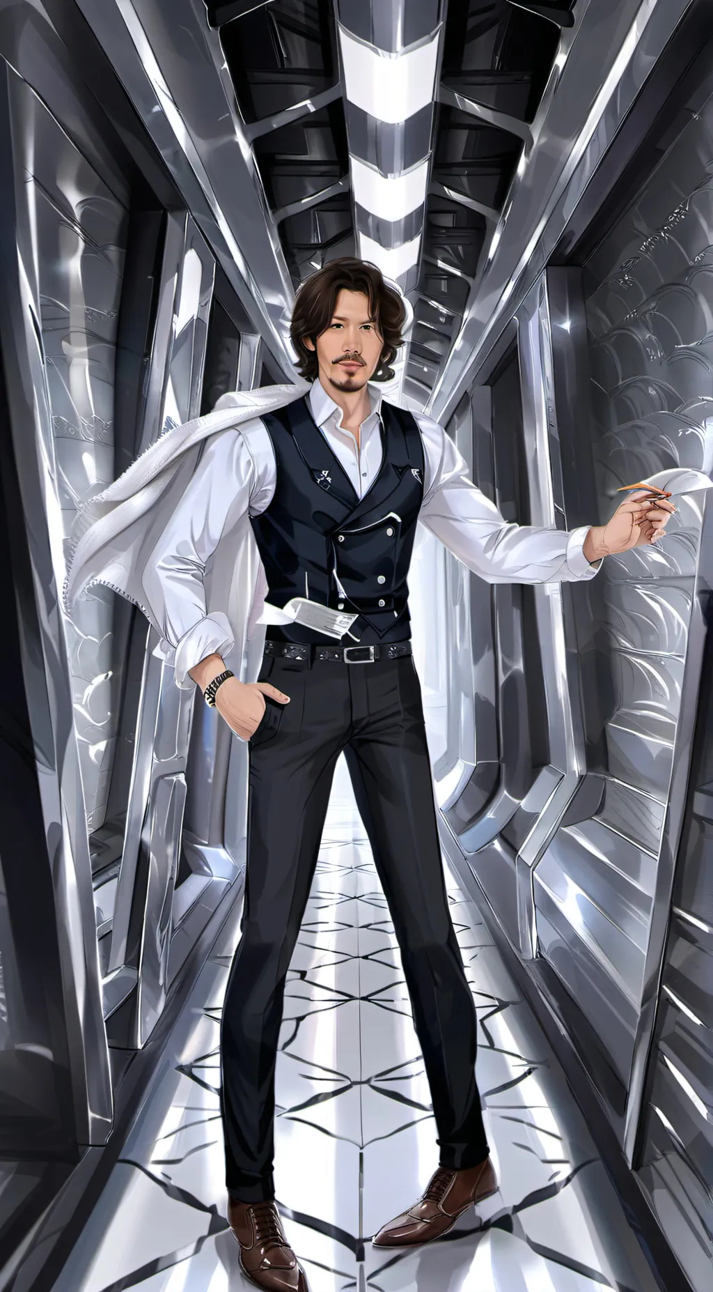 ai character: Markiplier  background