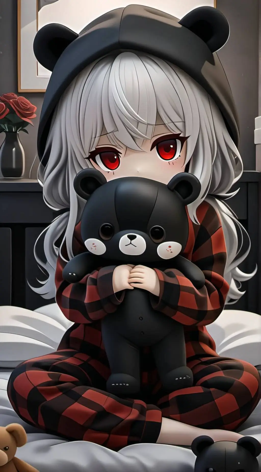 ai character: Cherry background