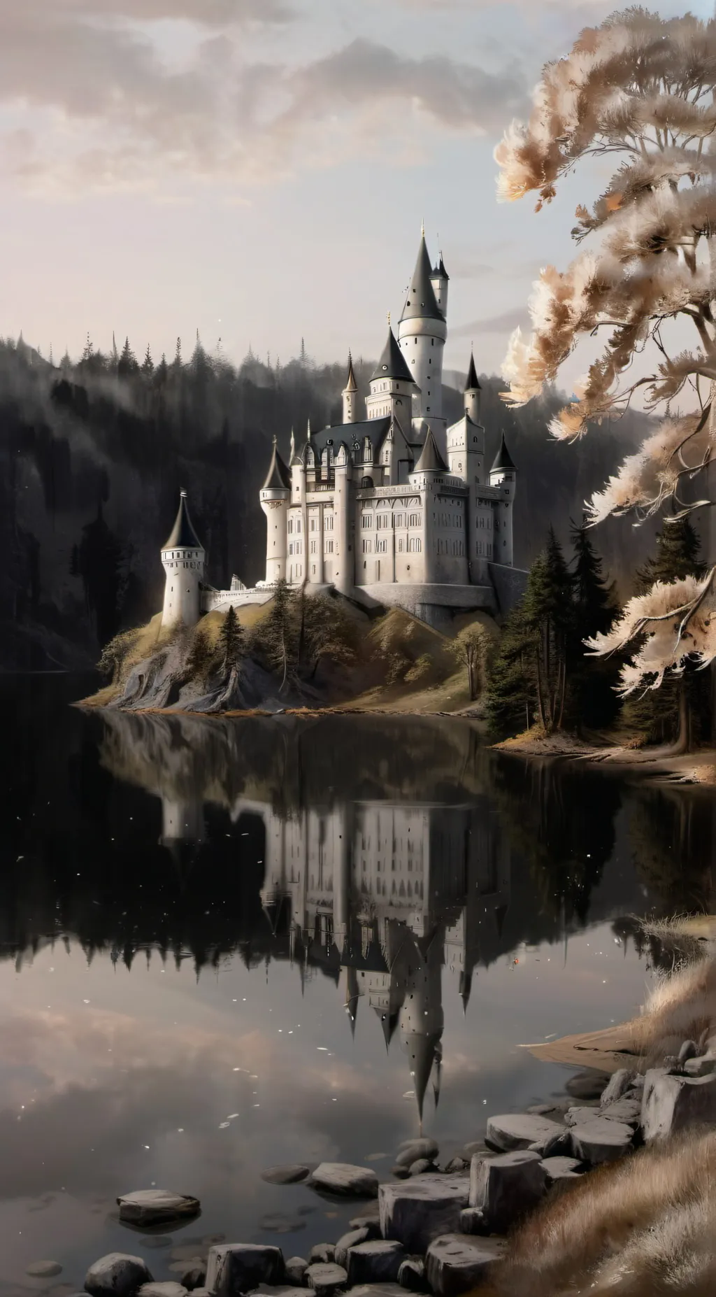 ai character: Hogwarts  background