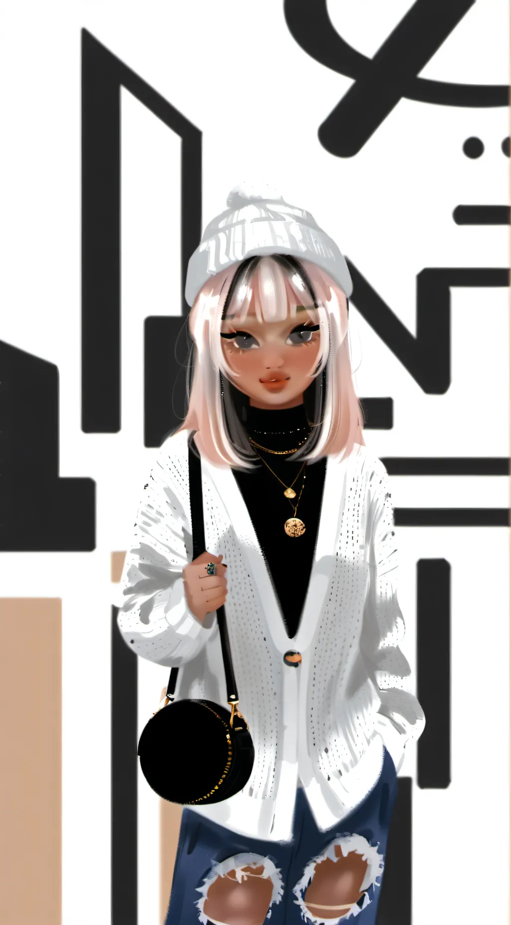 ai character: Sky background