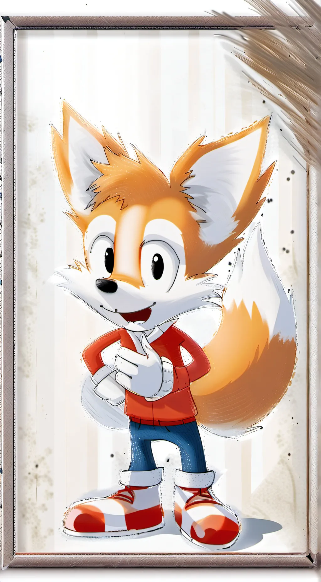ai character: Tails background