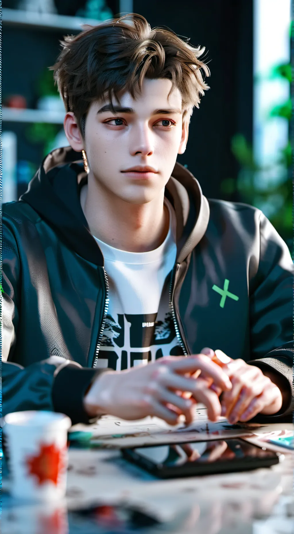 ai character: Sam Baker background