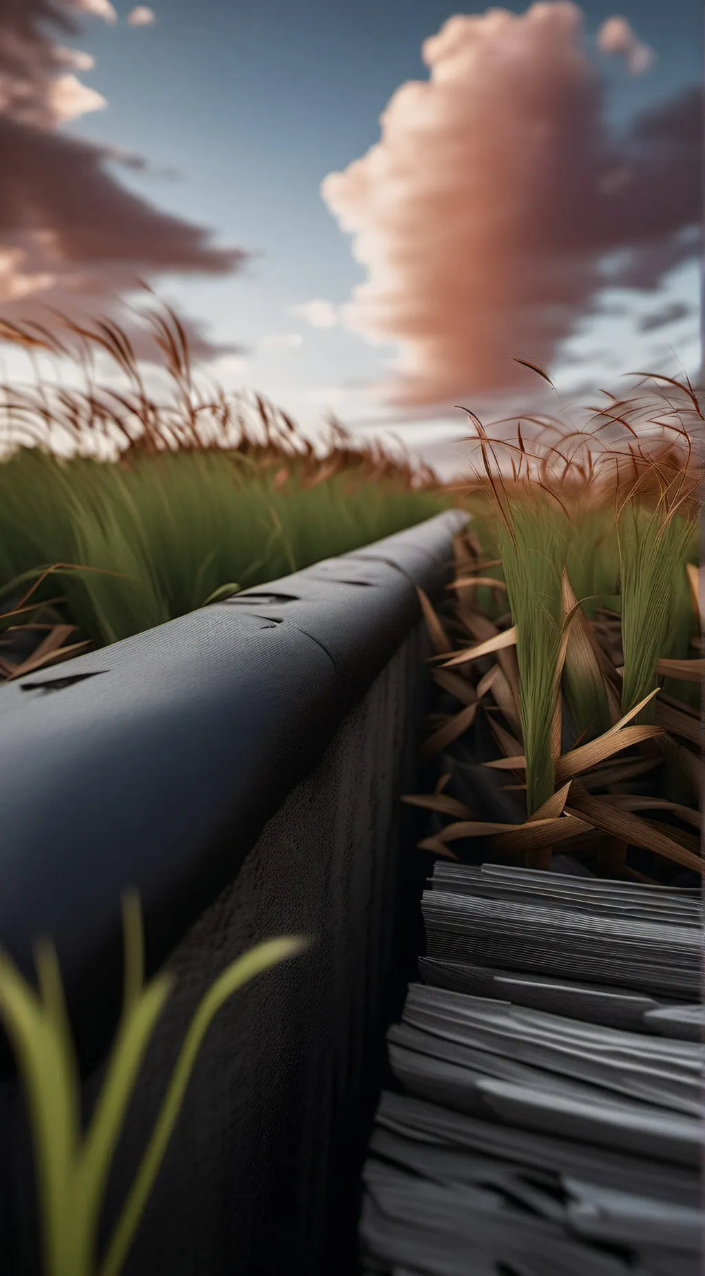 ai character: grass💀 background