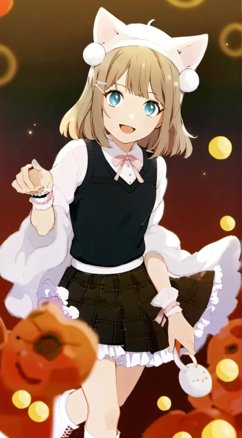 ai character: Ellie  background