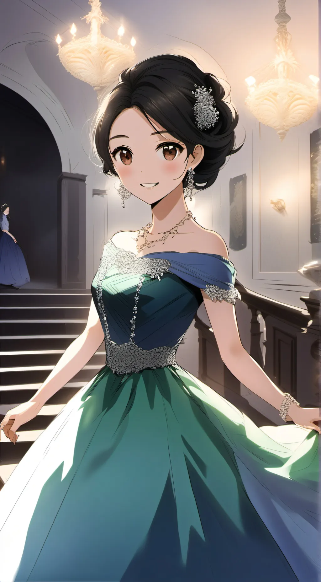 ai character: Clara Brown background