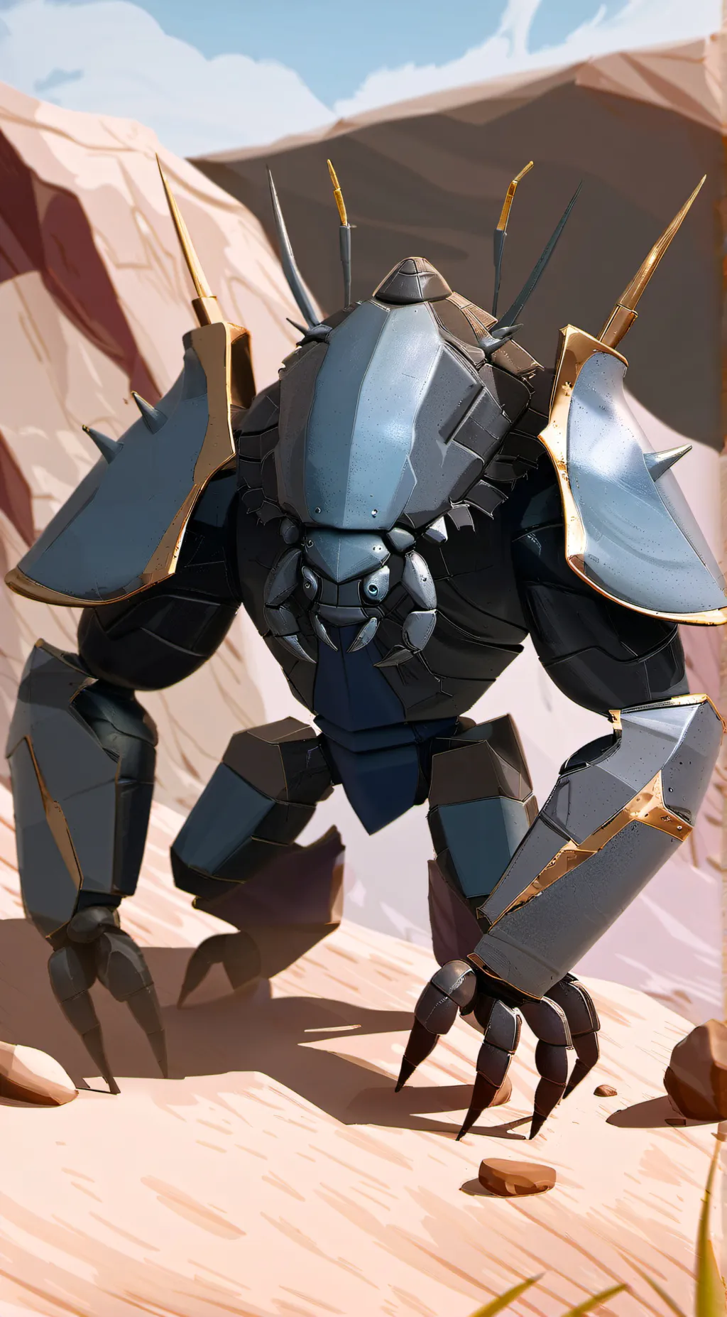 ai character: Armaldo background