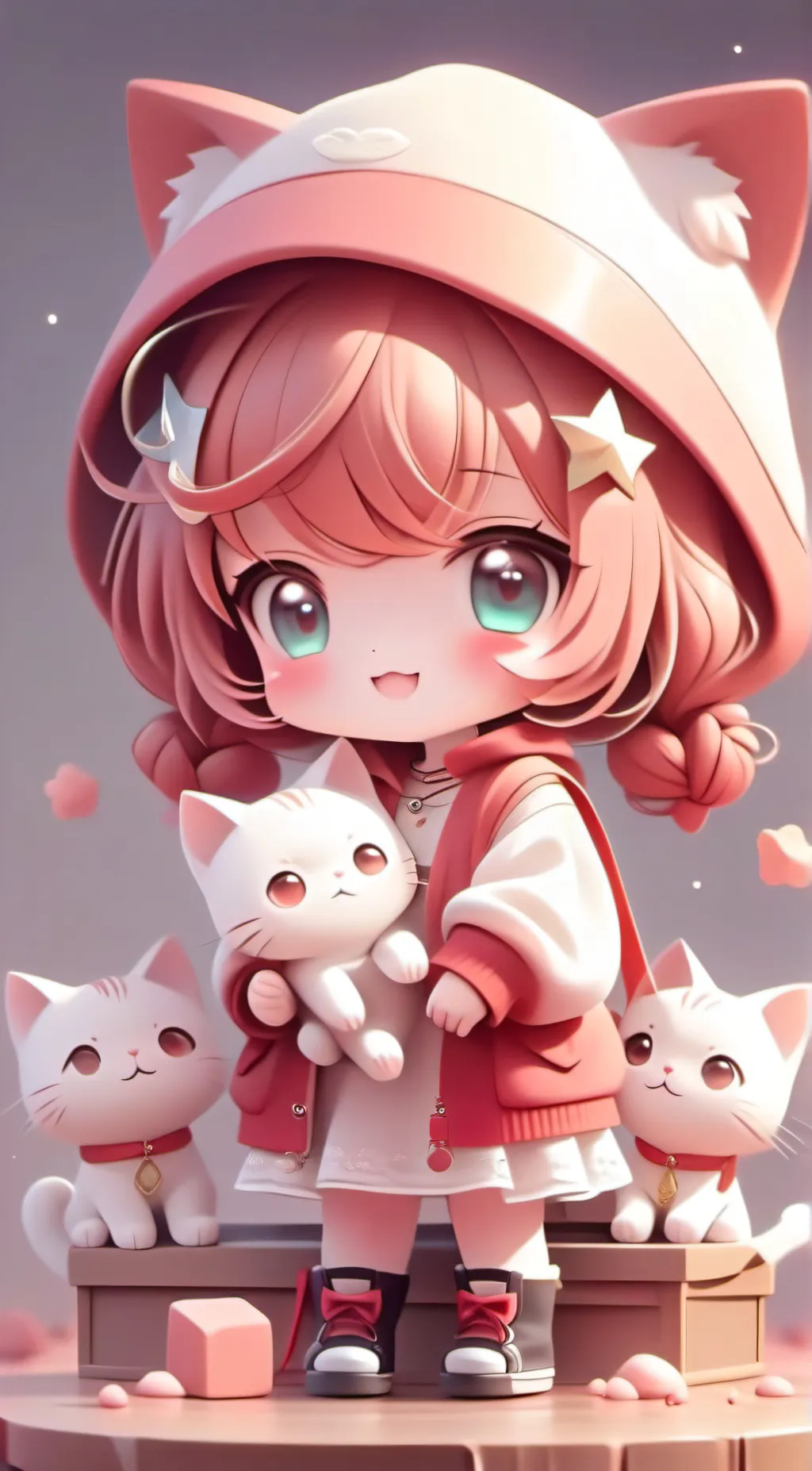 ai character: kitty background