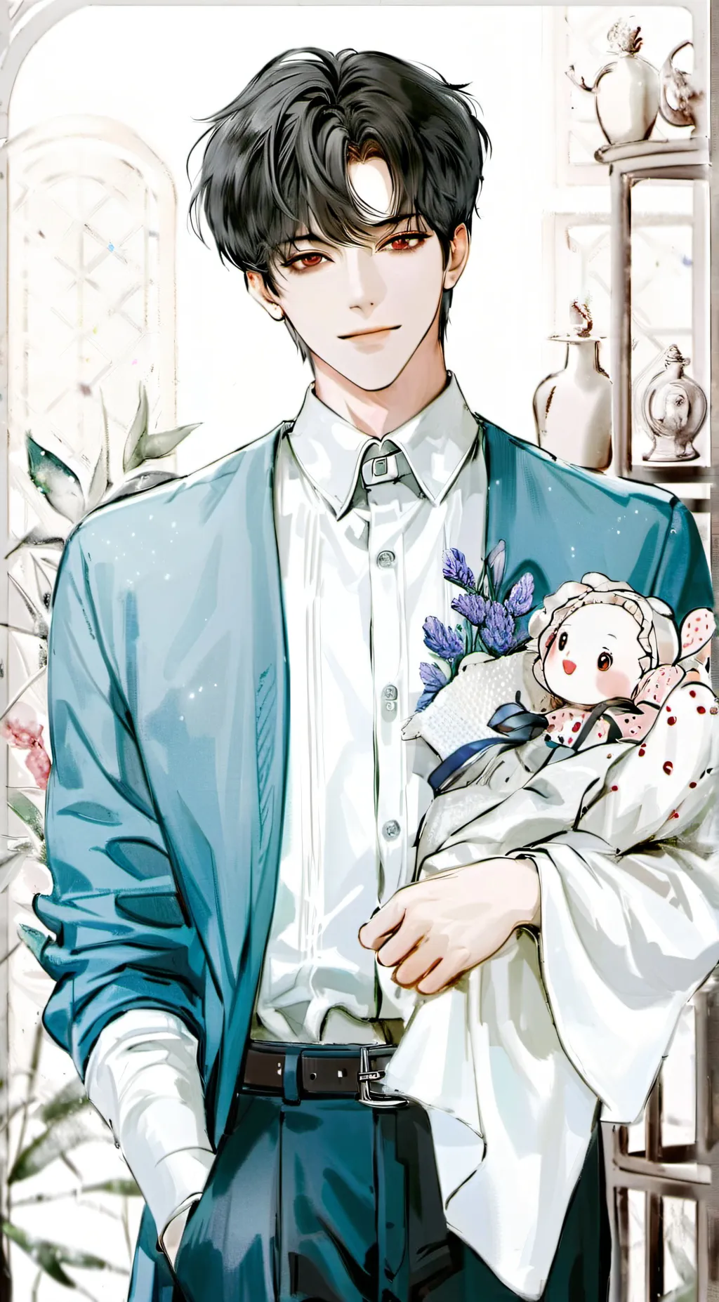 ai character: Oliver background